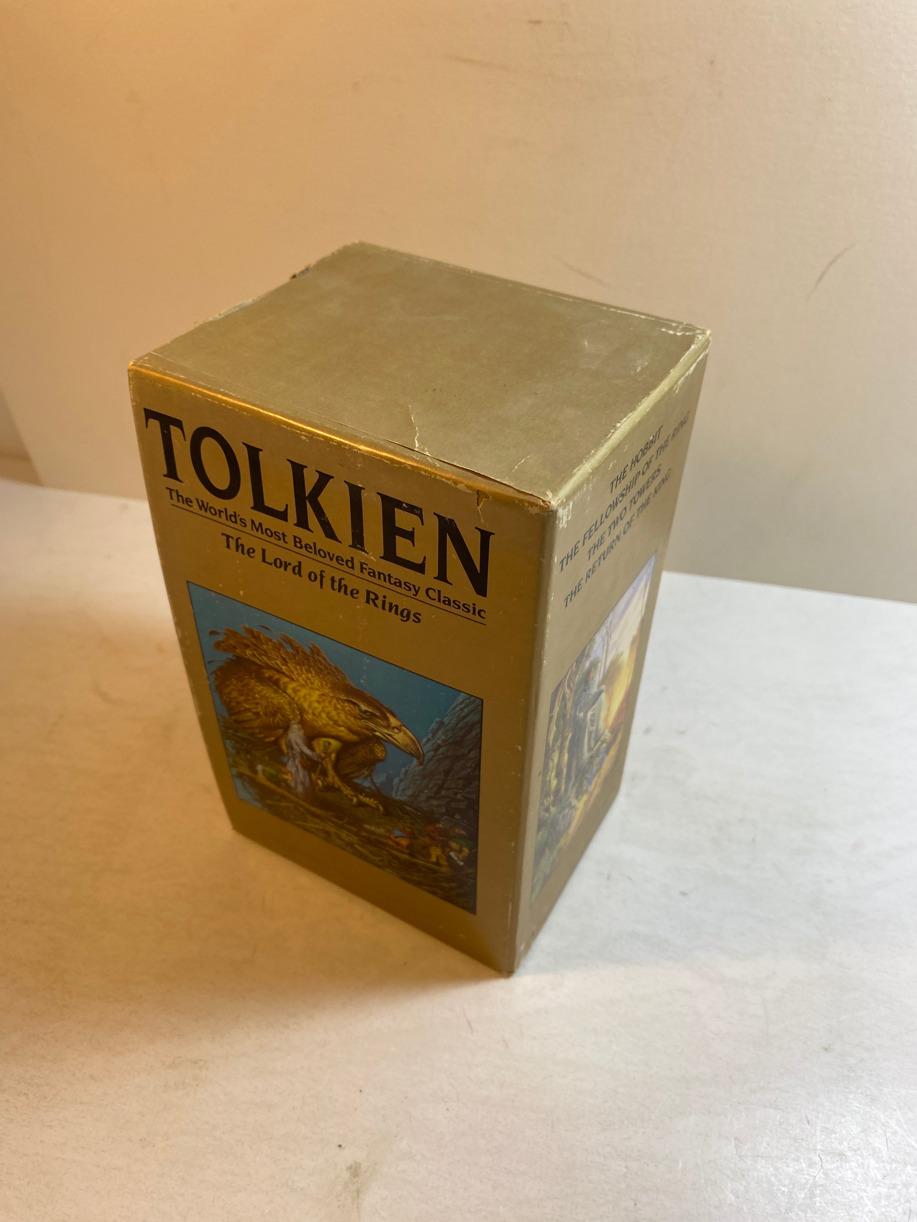 Lord of the Rings JRR Tolkien 4 Book Box Set 1984