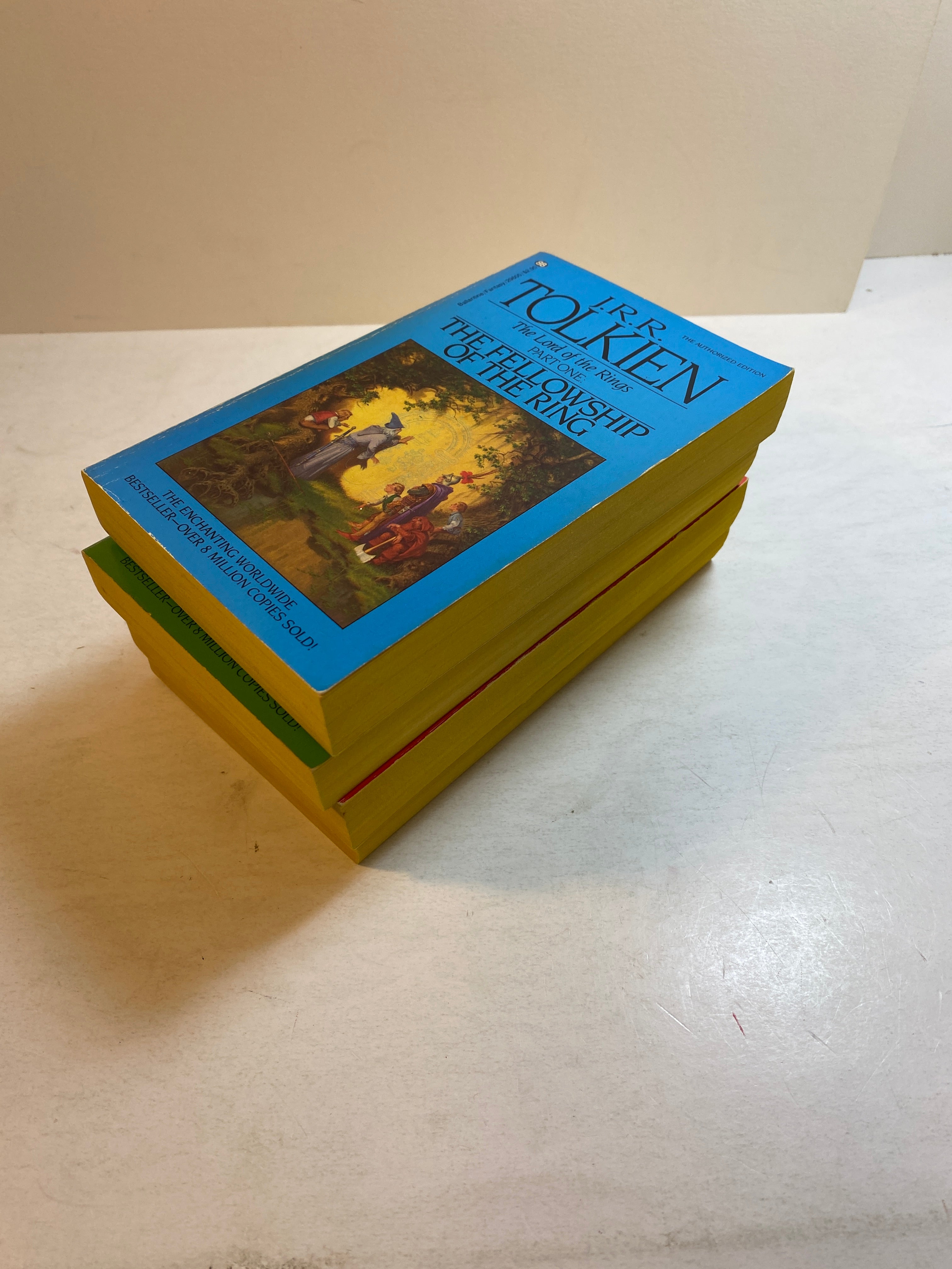 Lord of the Rings JRR Tolkien 4 Book Box Set 1984