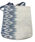 Faded Blue and White Tote Bag