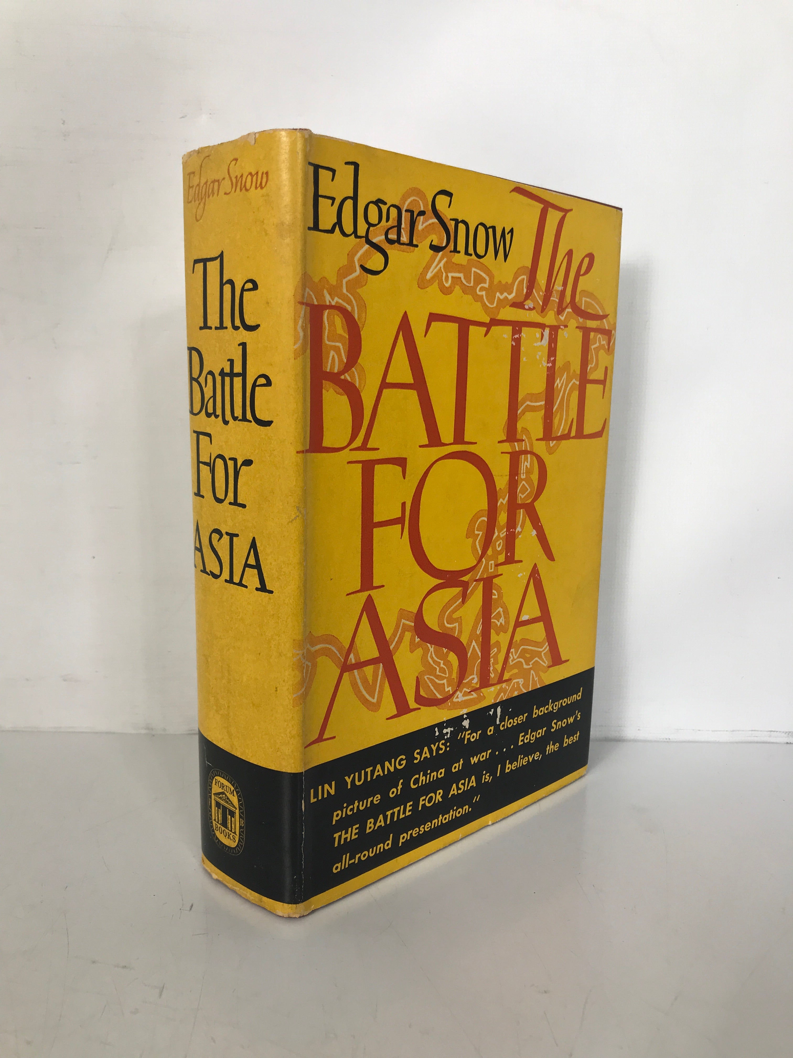 The Battle for Asia Edgar Snow 1942 Second Printing HC DJ