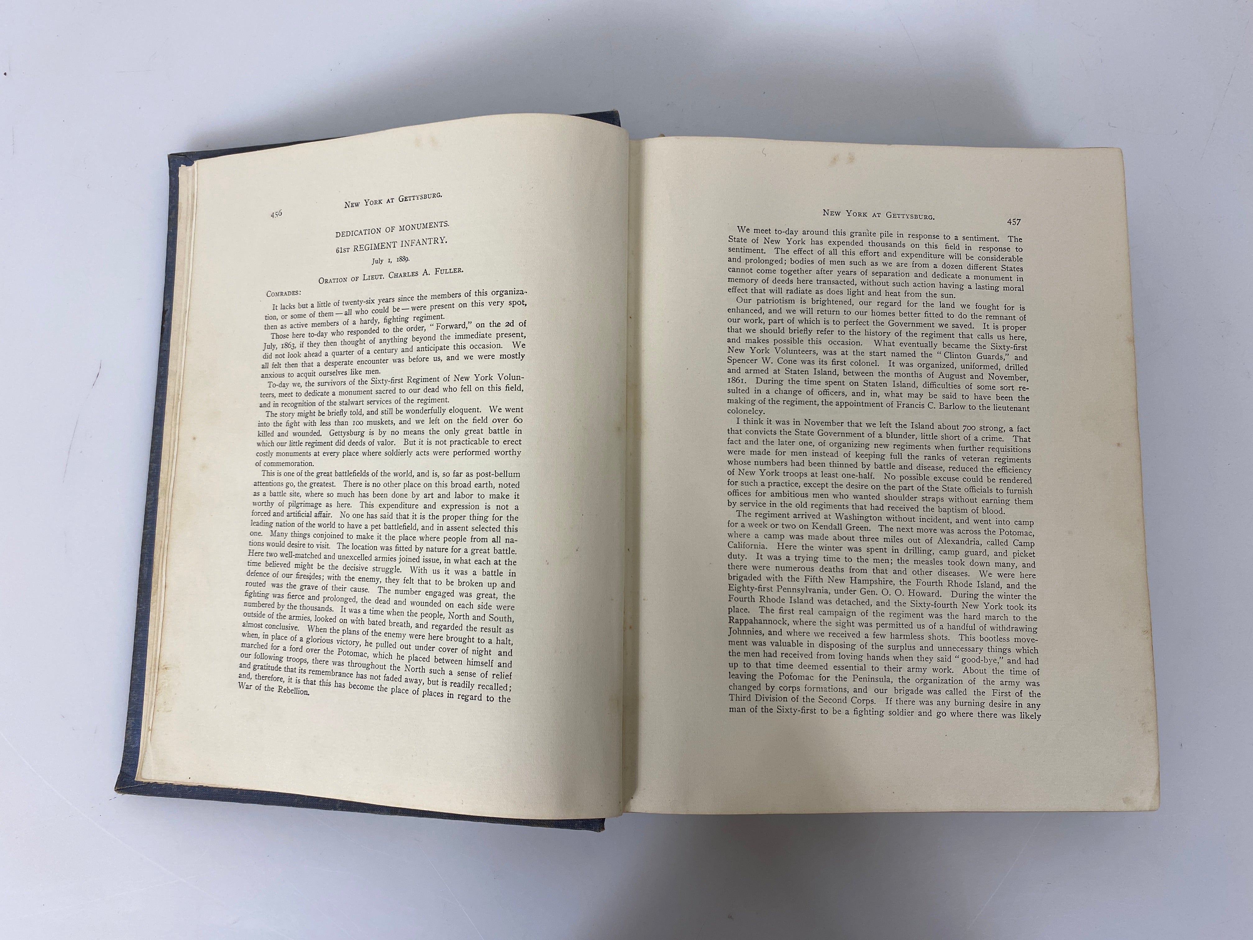 Final Report on the Battlefield of Gettysburg Vol II 1900 HC