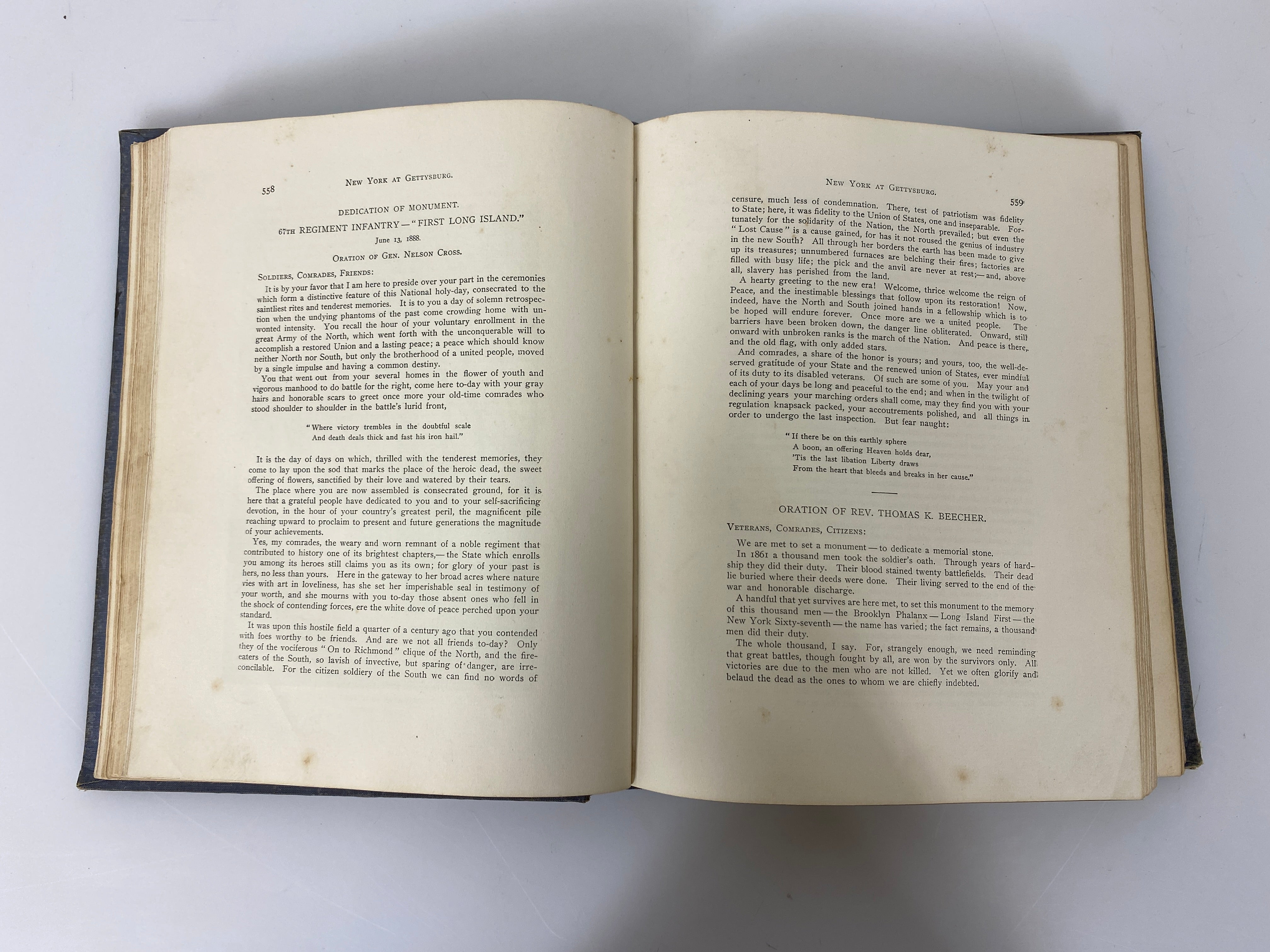 Final Report on the Battlefield of Gettysburg Vol II 1900 HC