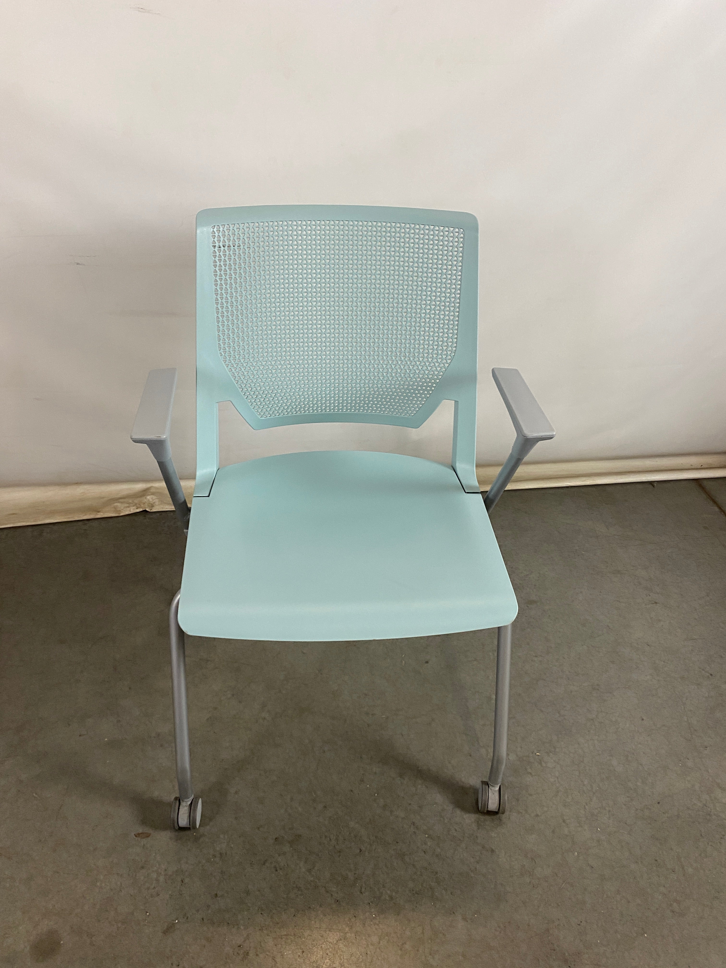 Haworth Light Blue Office Chair