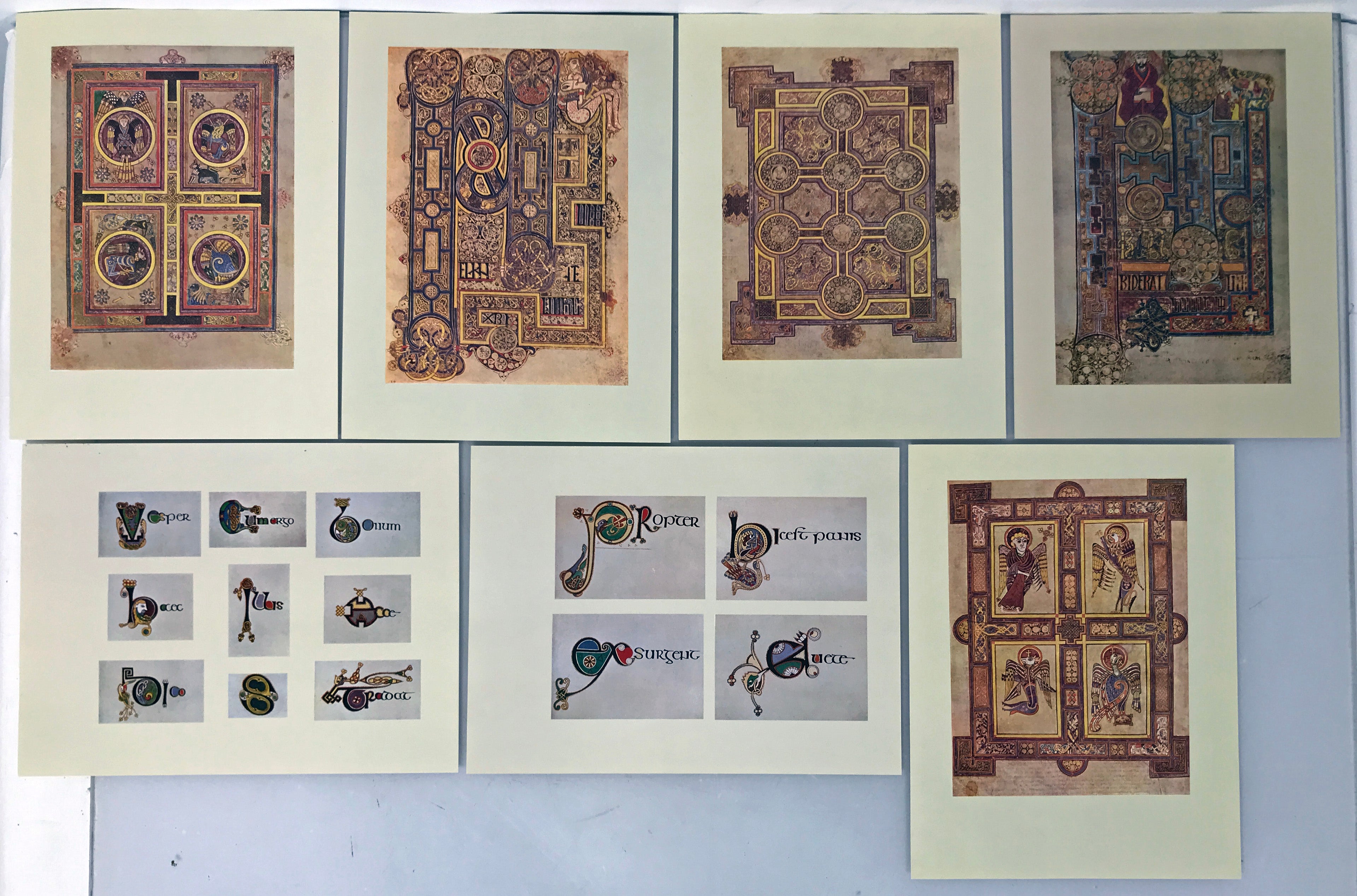Set of Prints from The Book of Kells
