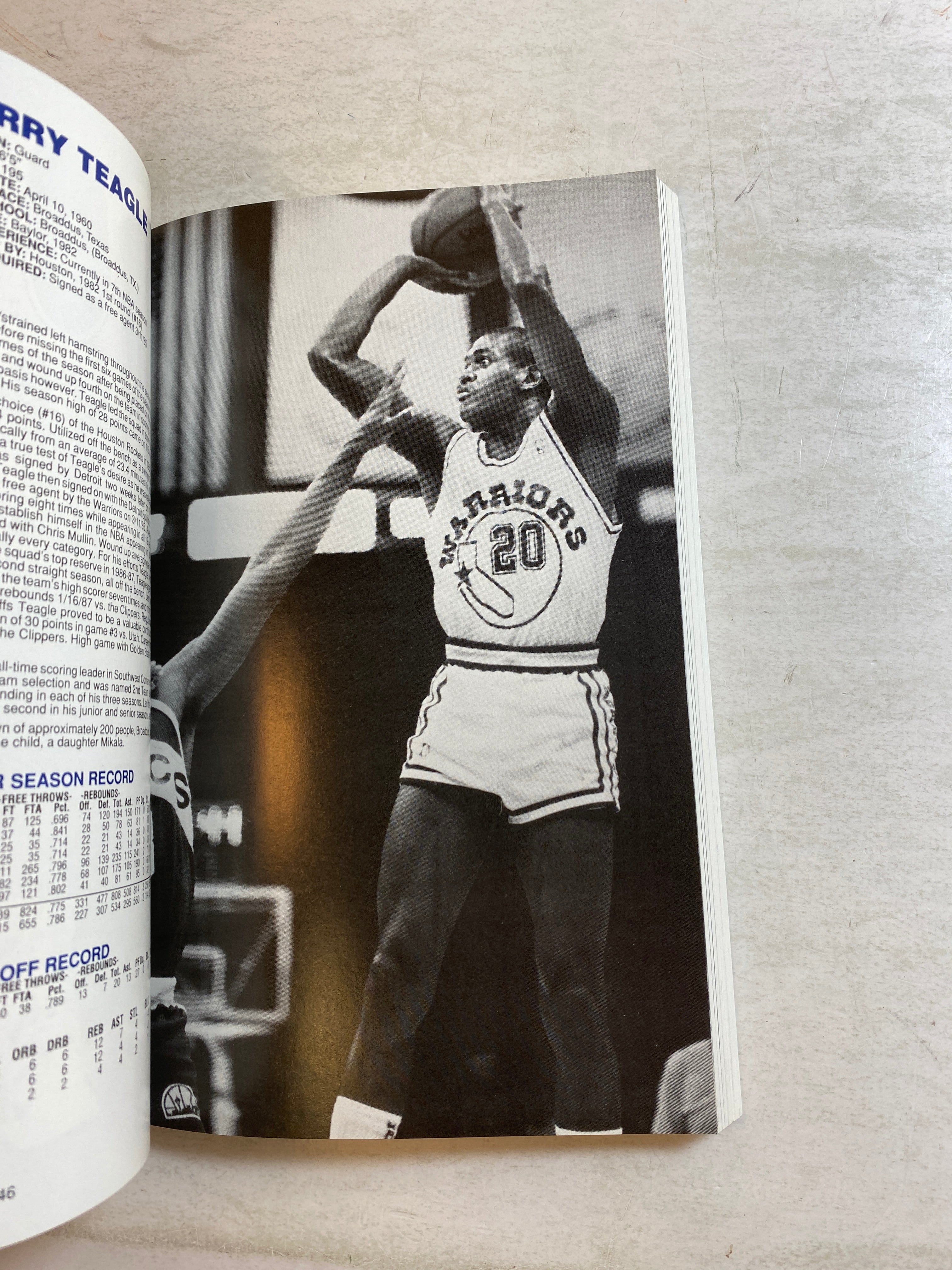 Golden State Warriors NBA Media Guide 1988-1989