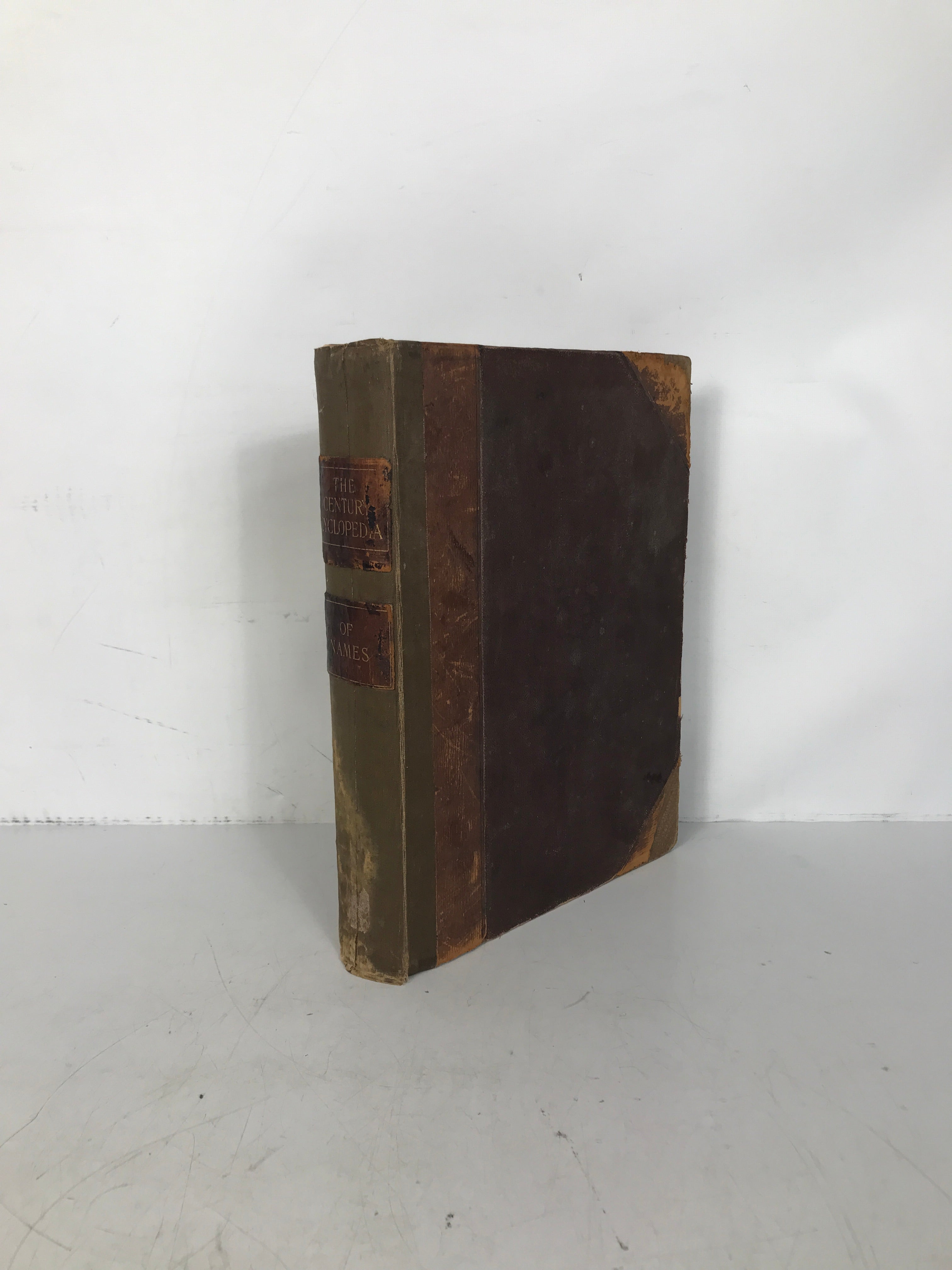 The Century Cyclopedia of Names Benjamin Smith 1894 Antique Leather HC Ex-Lib