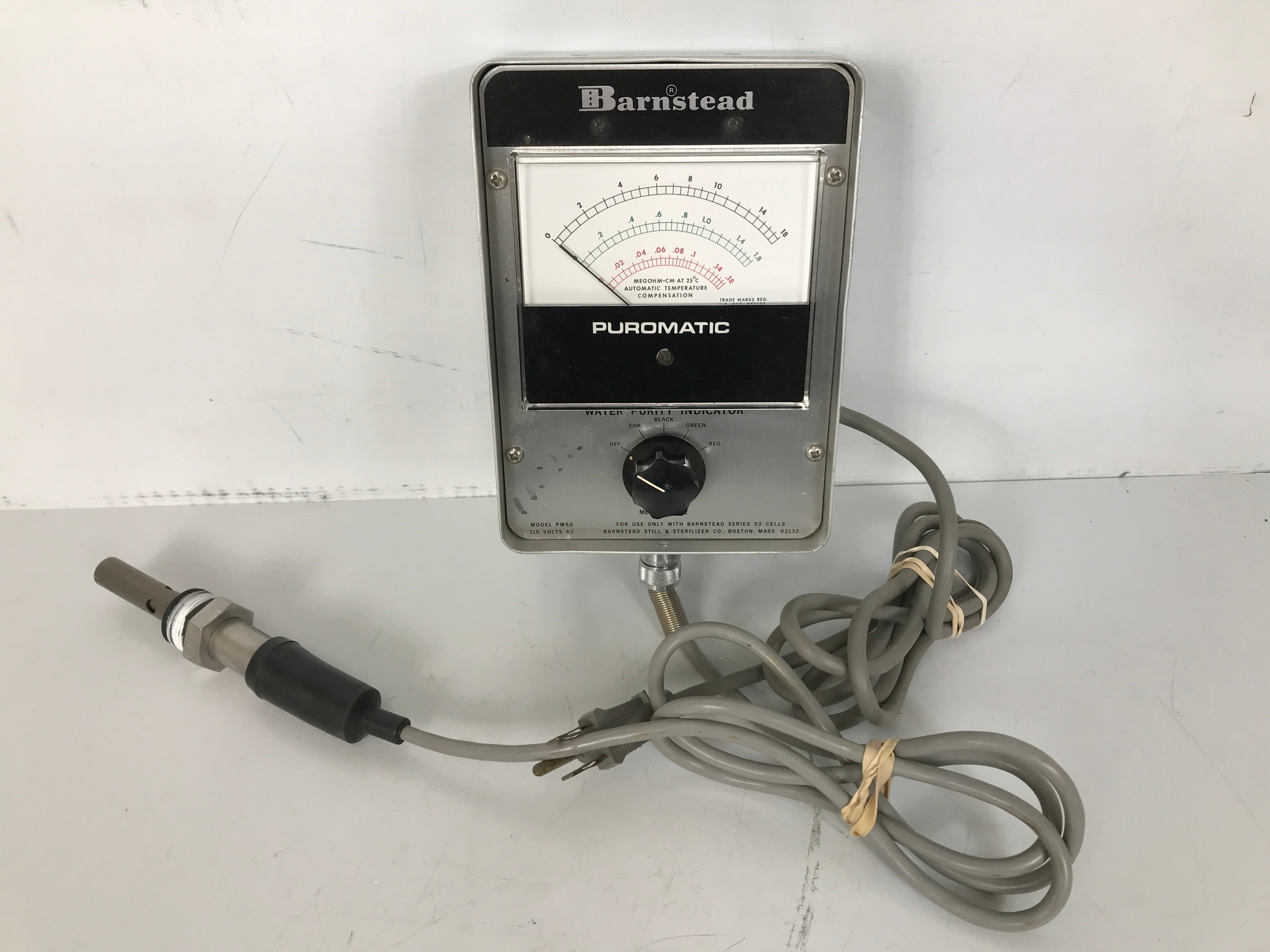 Barnstead Model PM50 Puromatic Water Purity Indicator