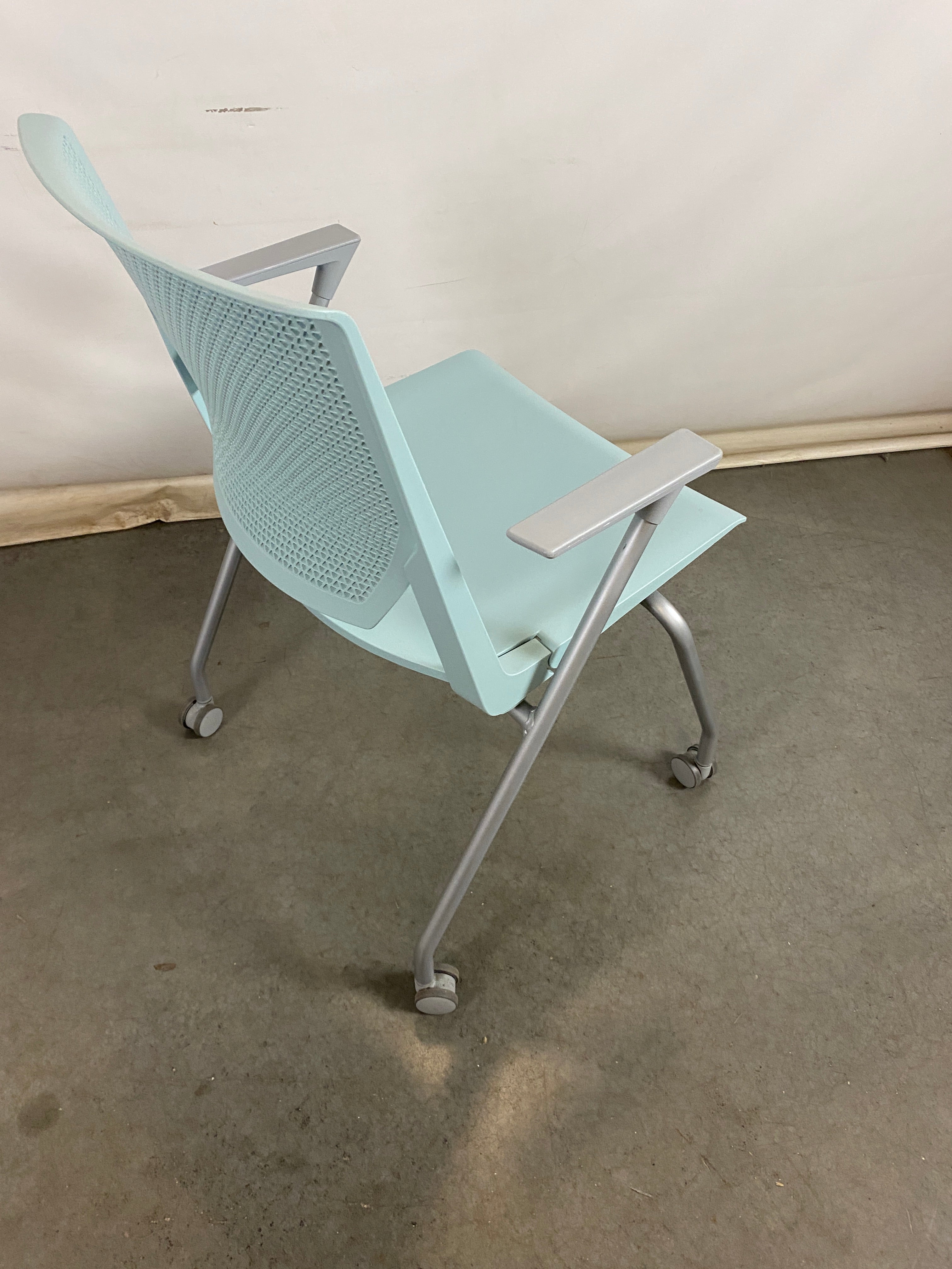 Haworth Light Blue Office Chair