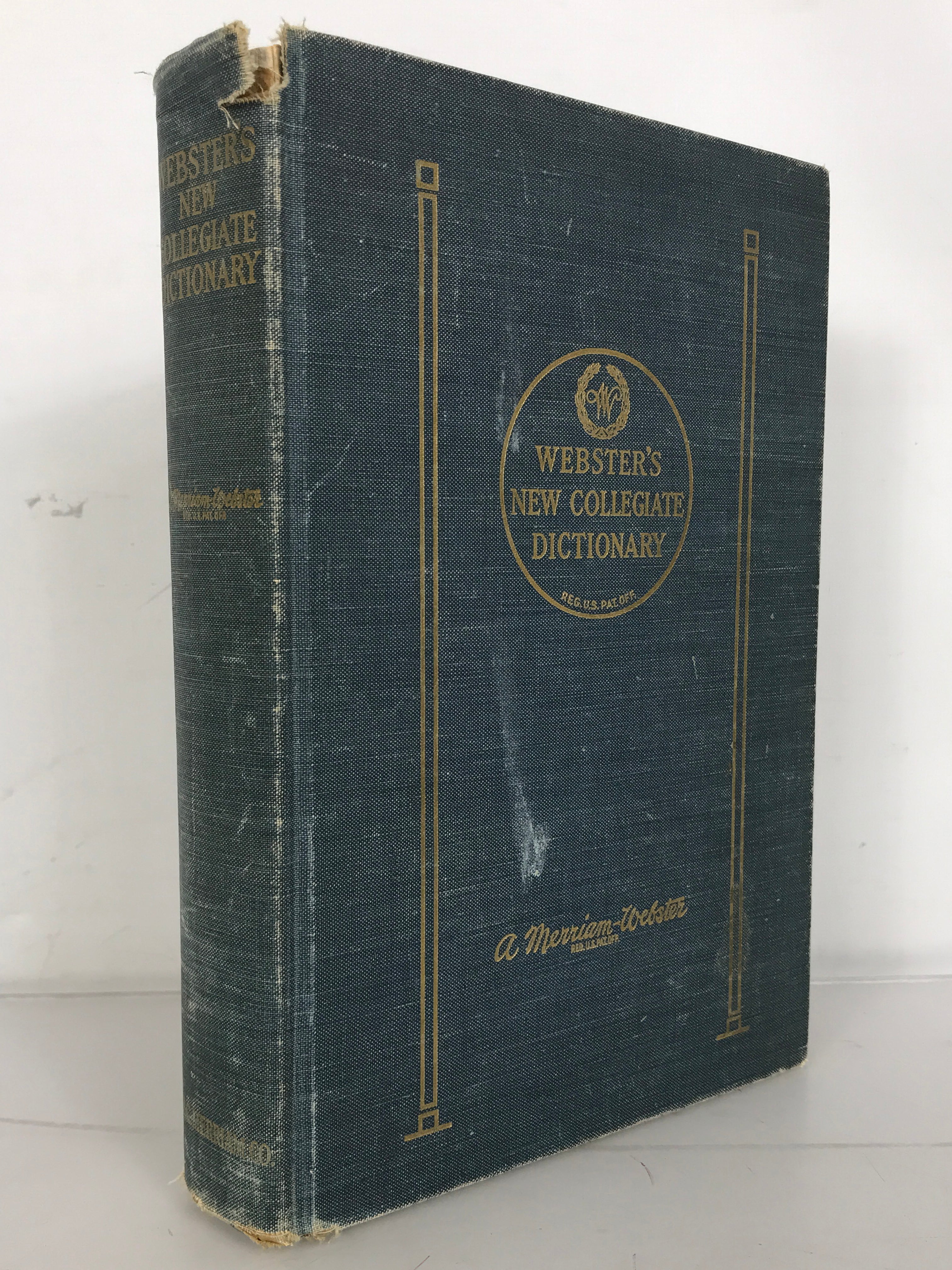 Webster's New Collegiate Dictionary 1951 HC Vintage