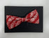 The Music Gifts Company Red And White Mozart Manuscript Silk Bow Tie