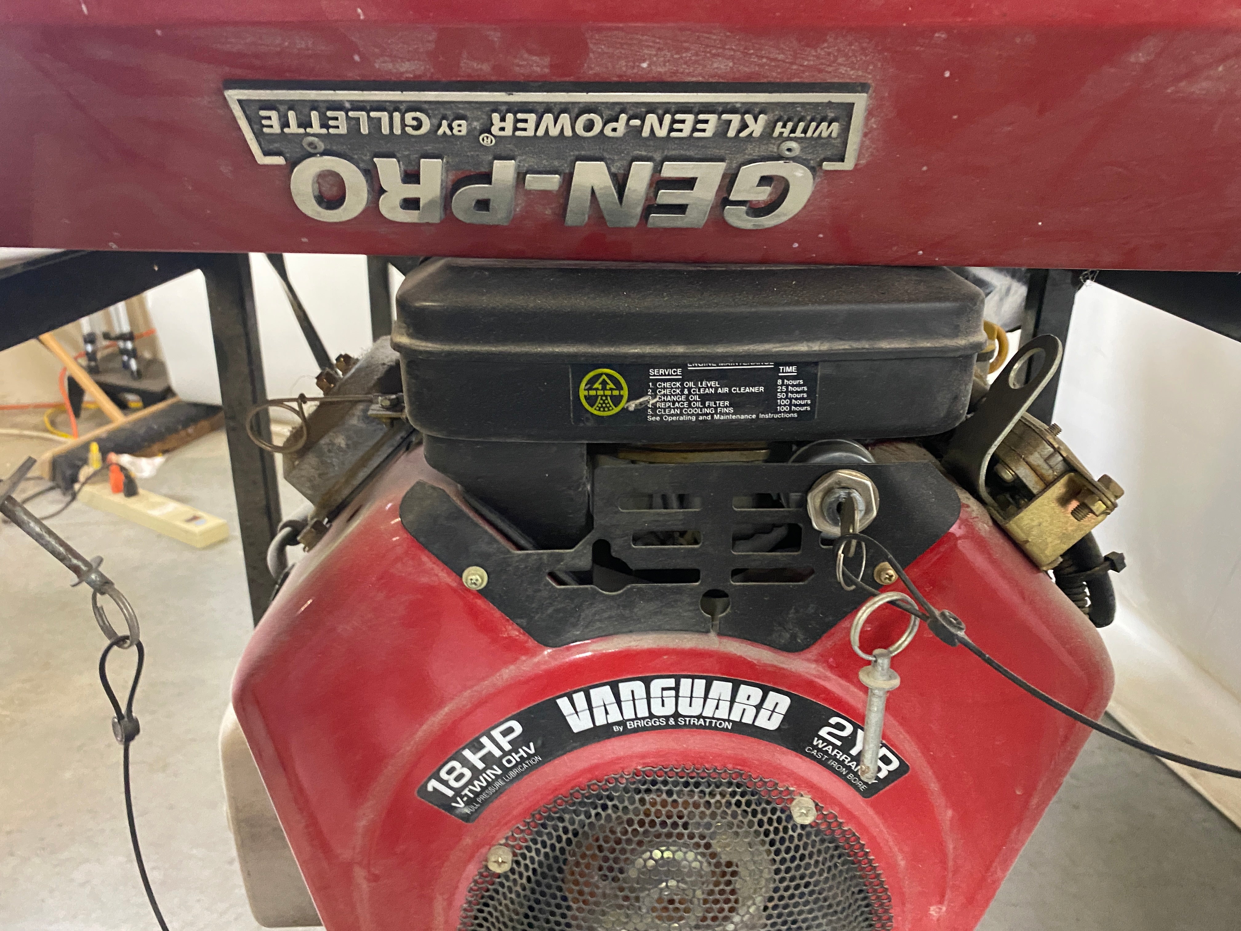 Vanguard Gen-Pro 10500 Watts Gas Generator w/ Breaker Box *Parts*