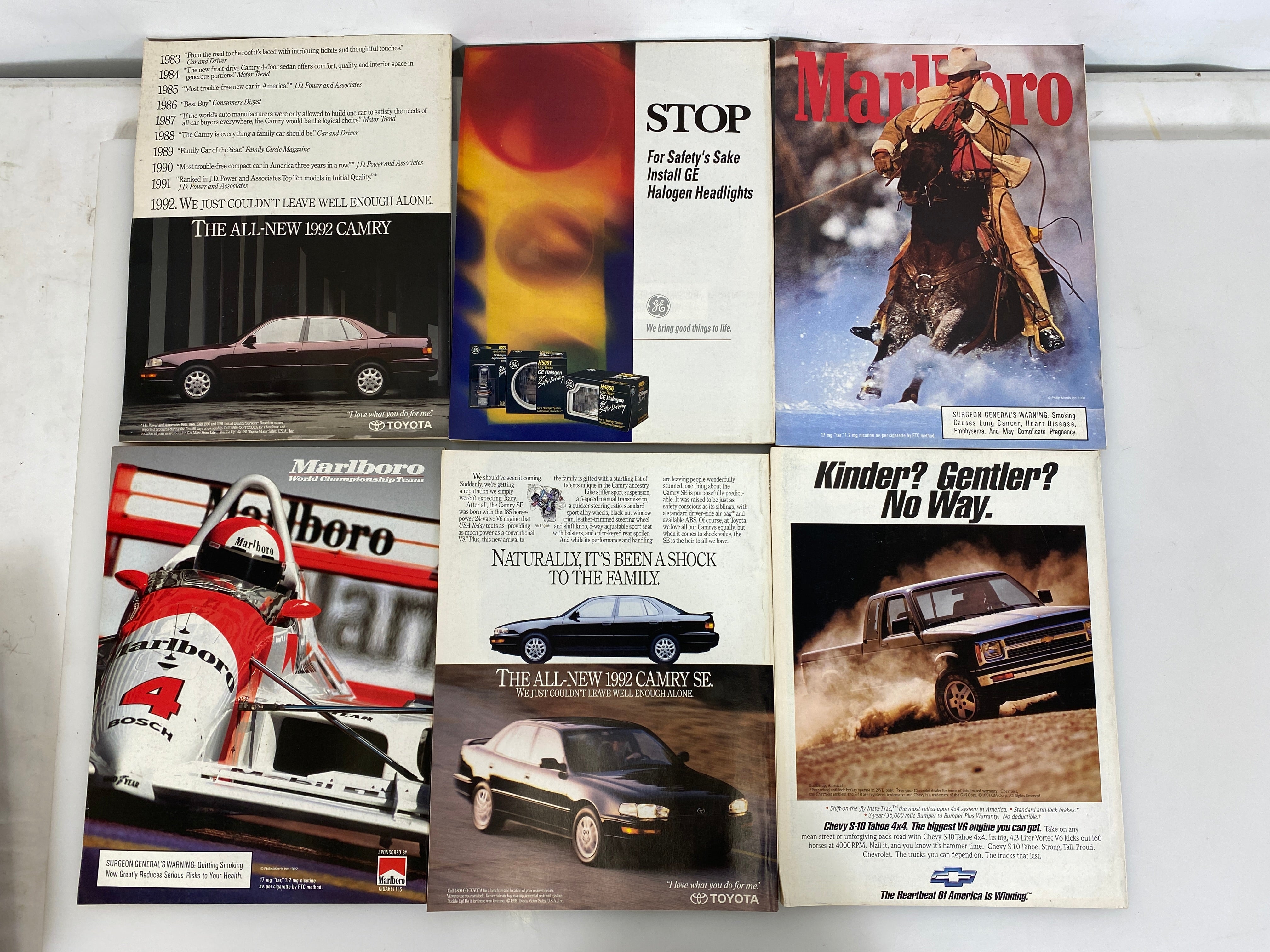 Lot of 12 Vintage Motor Trend Magazines 1992 Complete Year