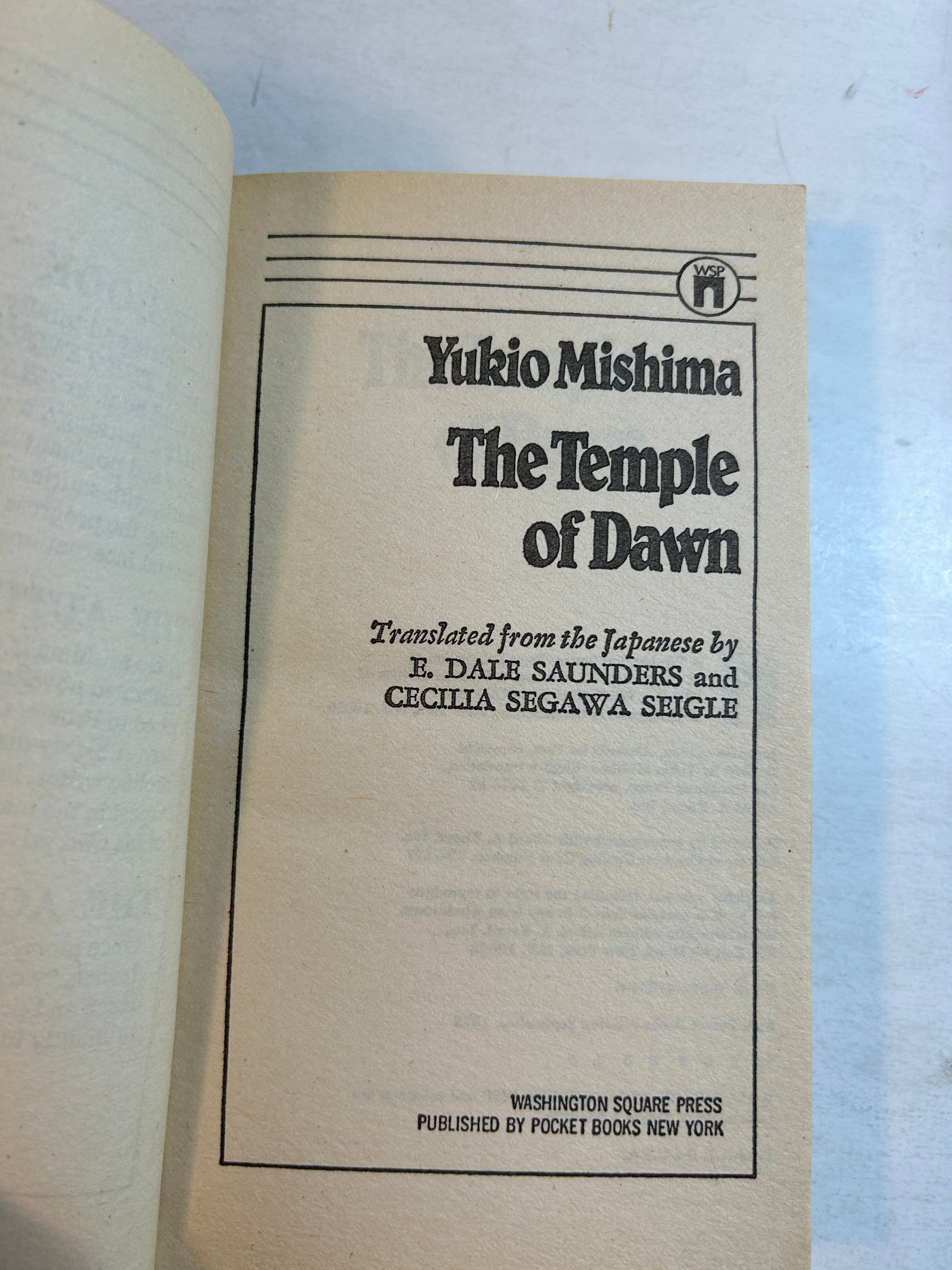 Lot of 3 Yukio Mishima: Spring Snow/Temple of Dawn/Decay of the Angel SC