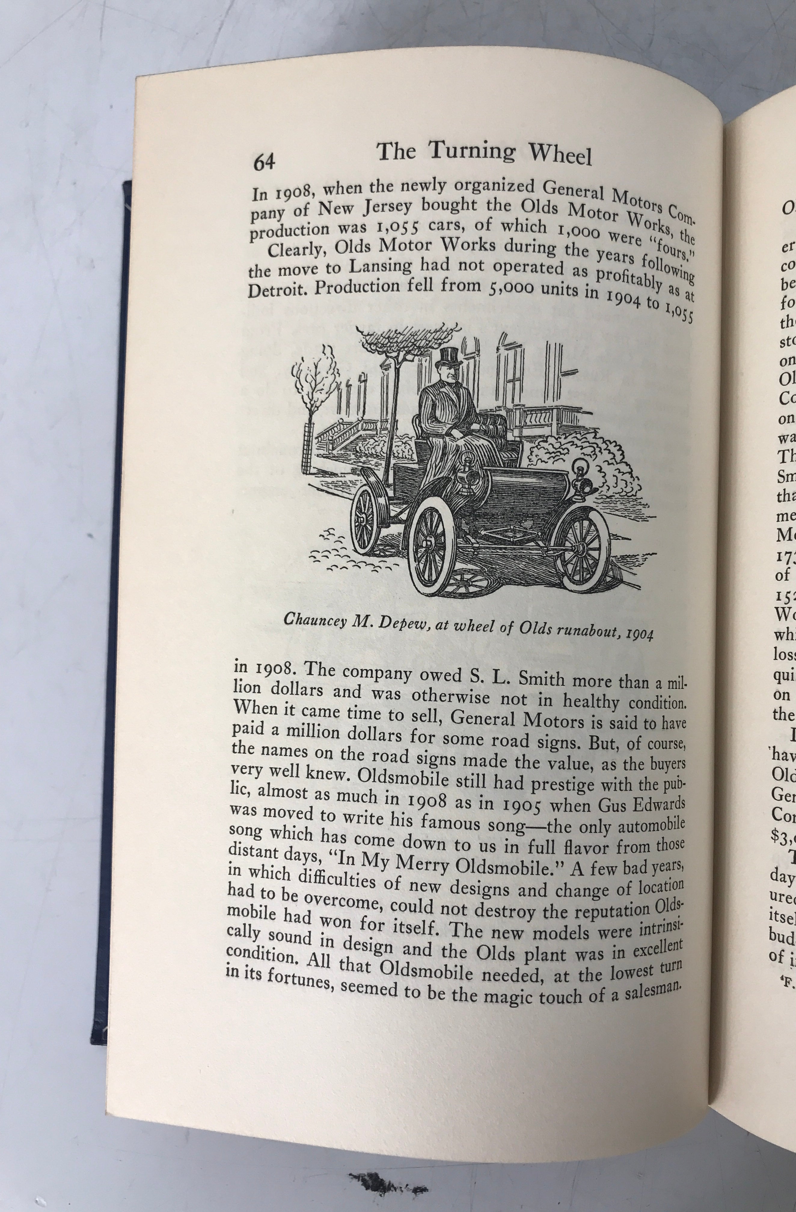 The Turning Wheel GM Through 25 Years Signed Arthur Pound/Alfred Sloan 1st Ed HC