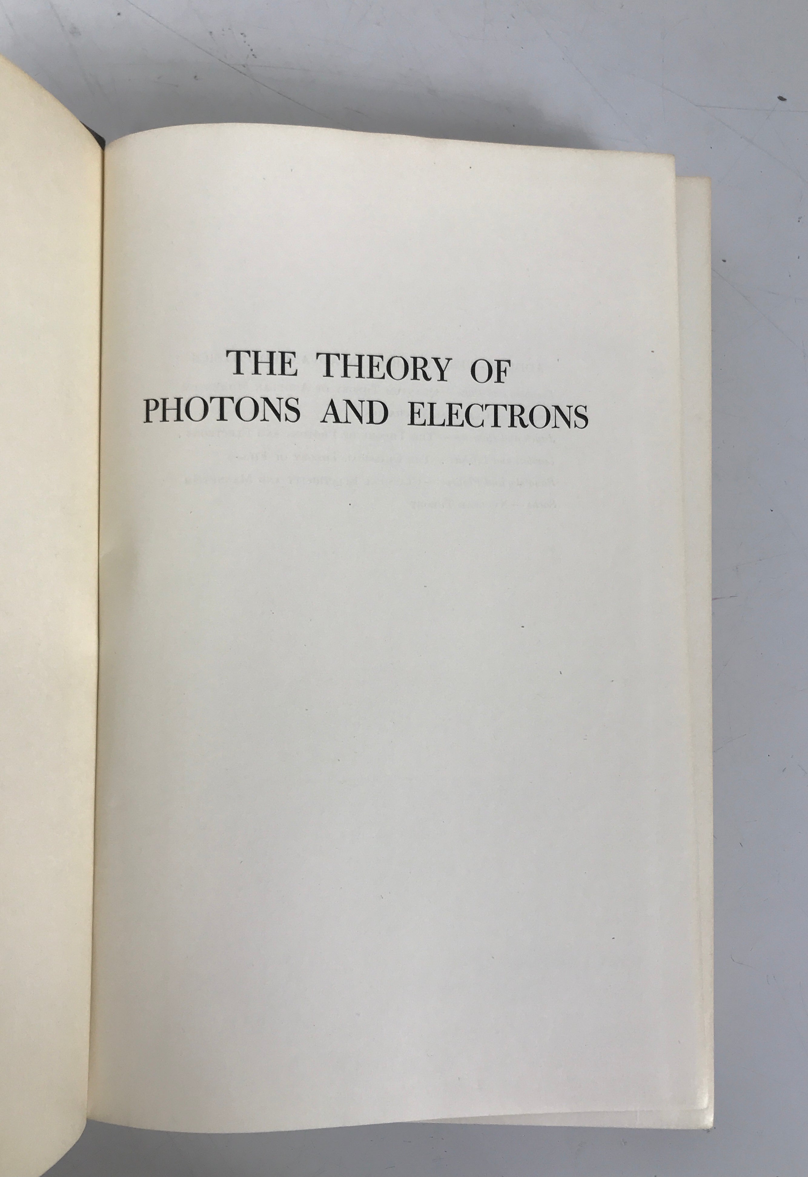 The Theory of Photons and Electrons Jauch/Rohrlich 1955 HC