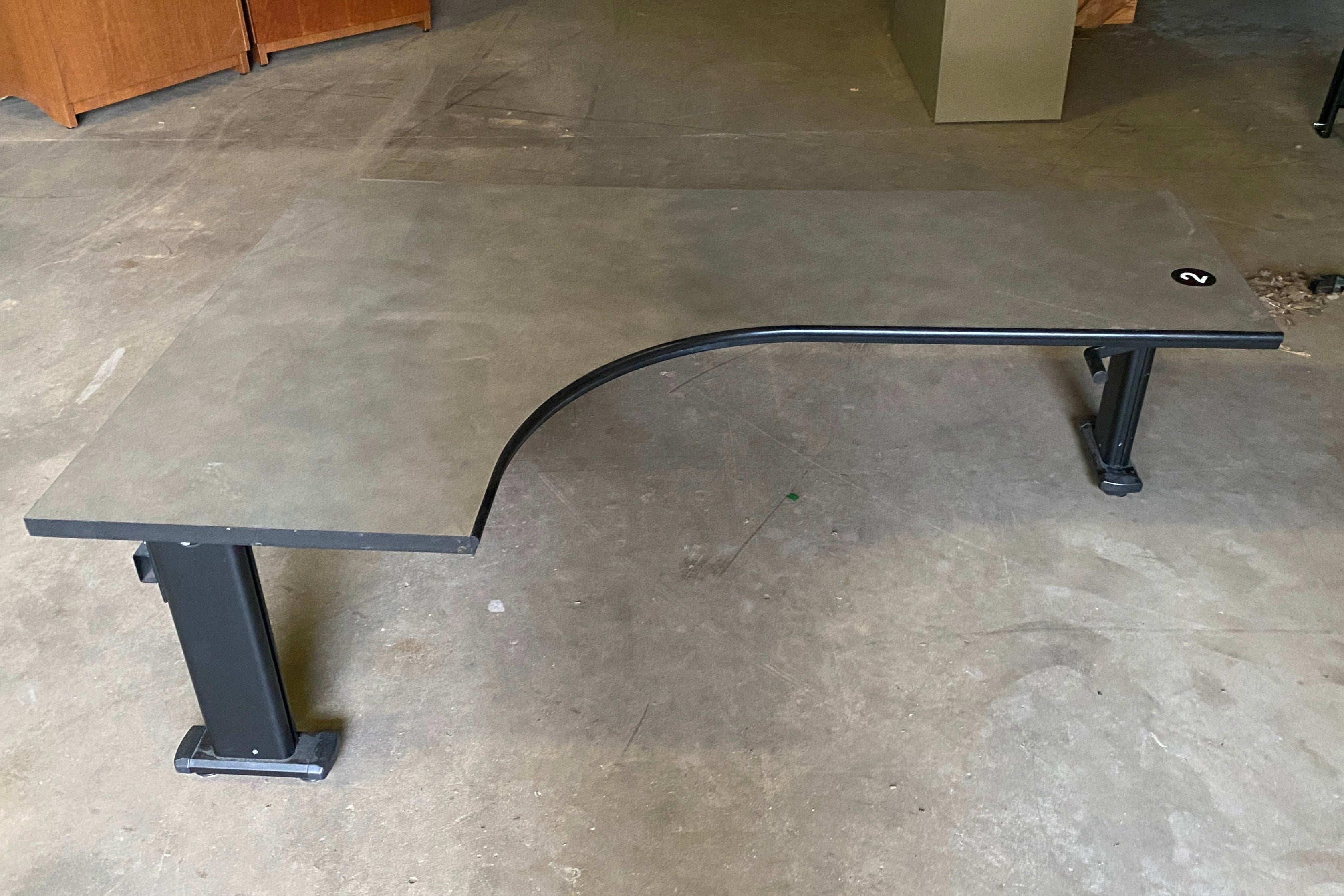 Steelcase #UEC2282 Laminate Corner Desk Adjustable (Right) Variant #2
