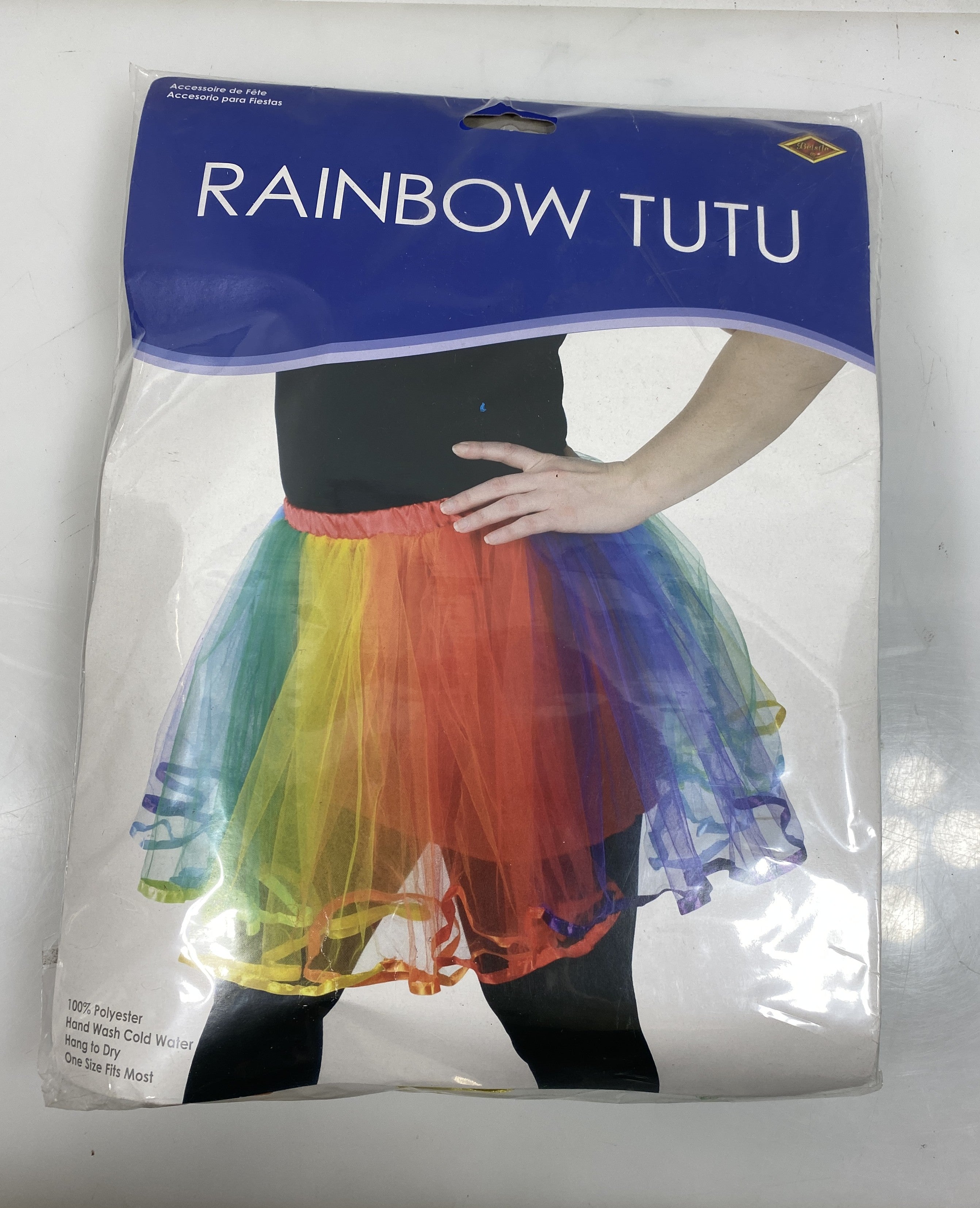 Beistle Polyester Rainbow Tutu
