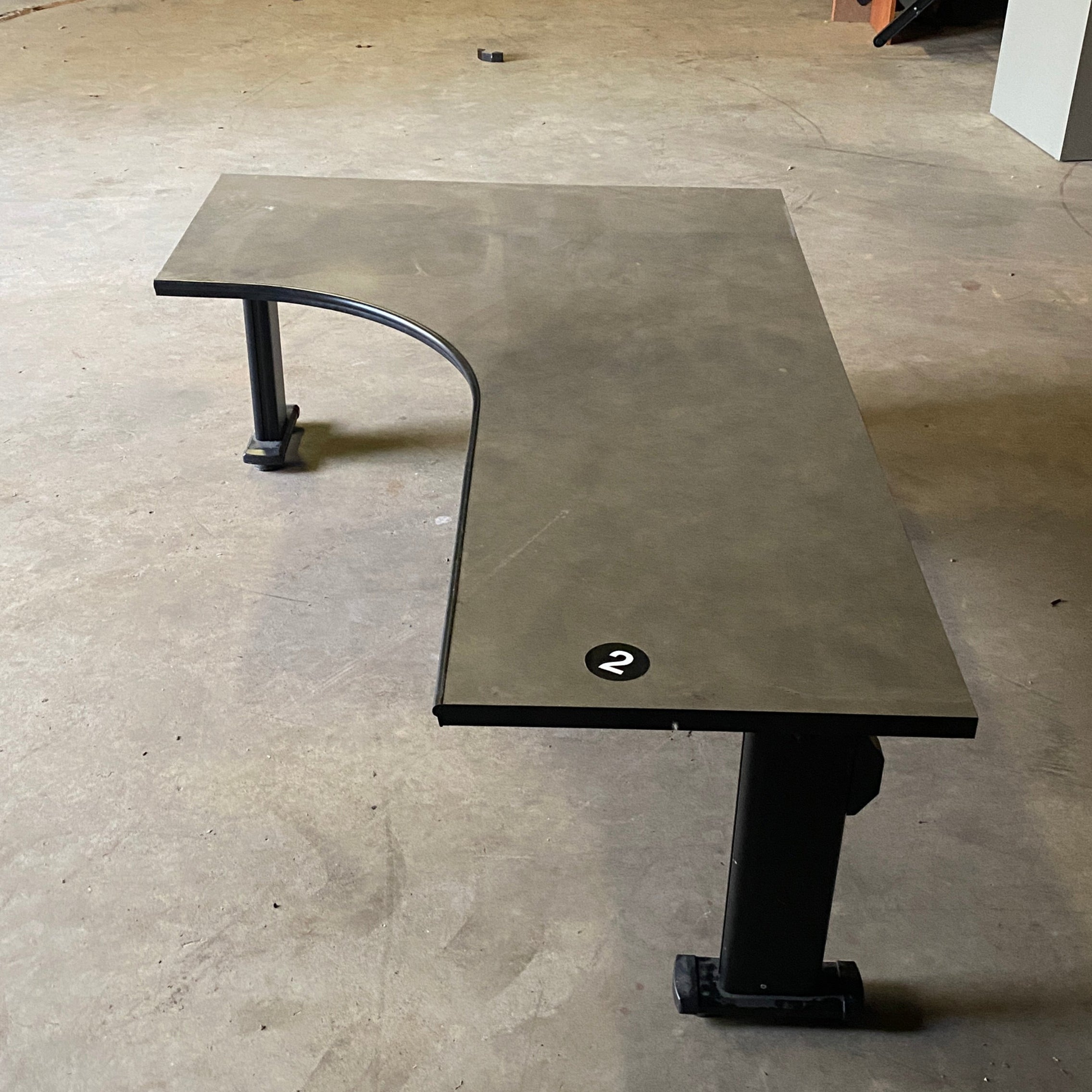 Steelcase #UEC2282 Laminate Corner Desk Adjustable (Right) Variant #2