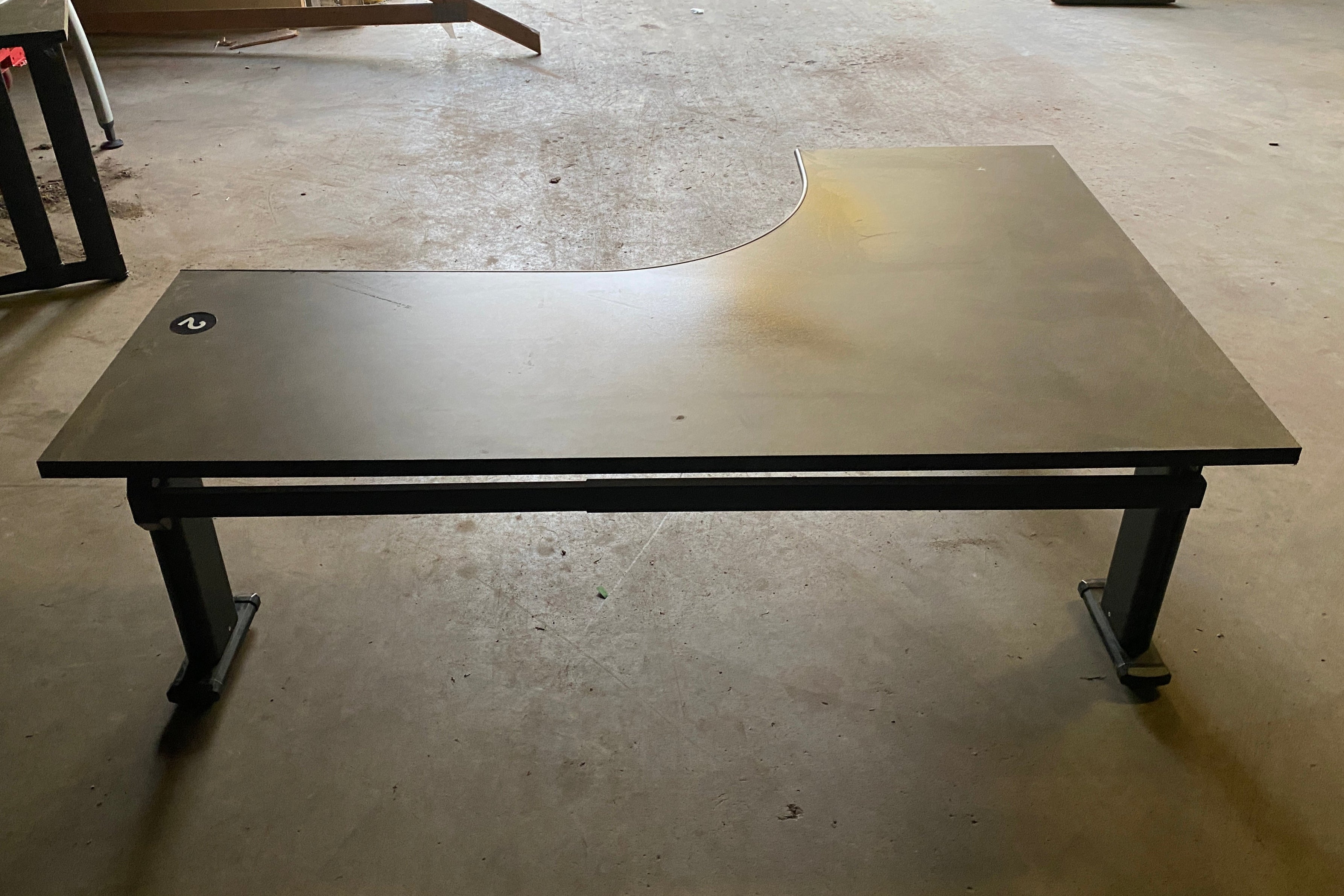 Steelcase #UEC2282 Laminate Corner Desk Adjustable (Right) Variant #2