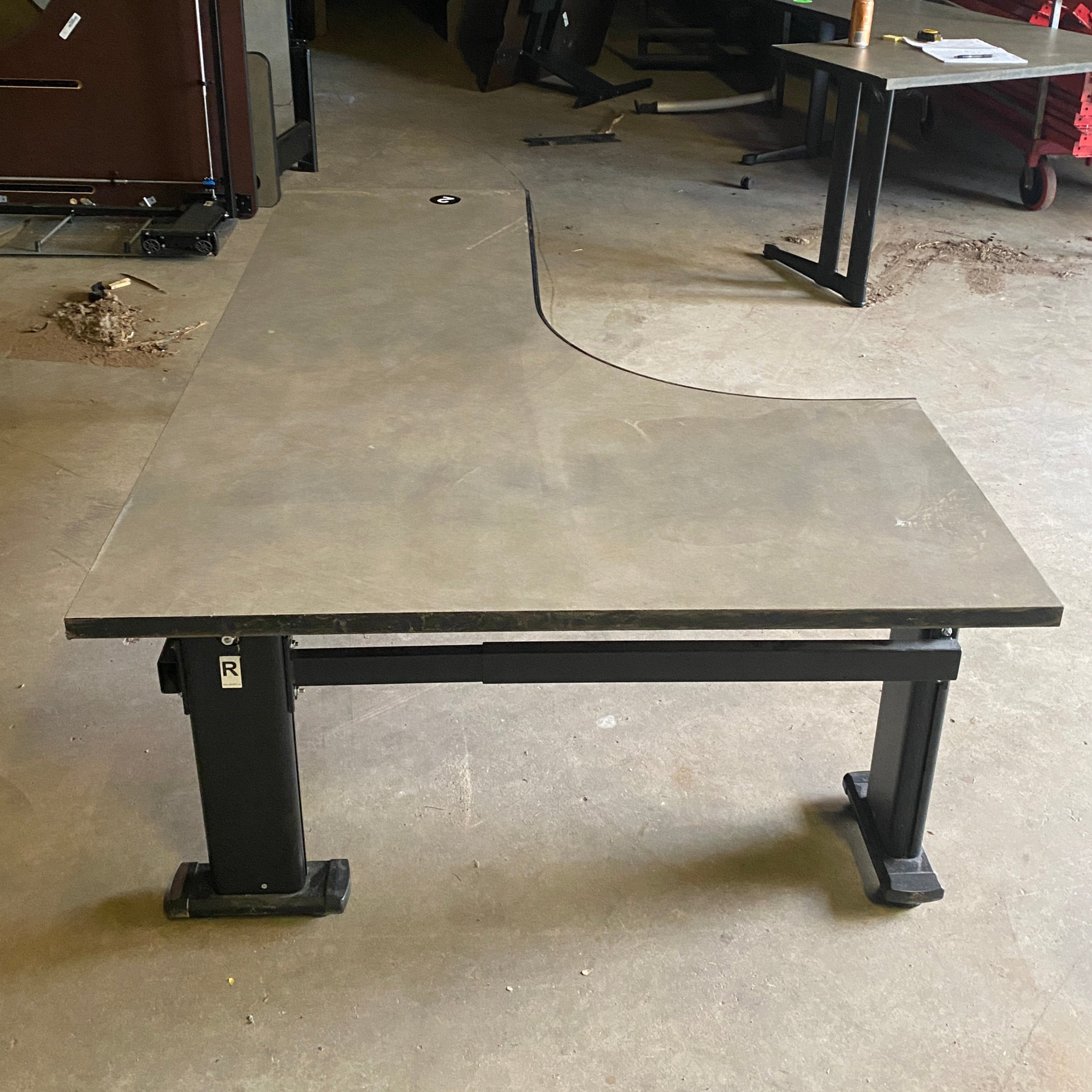 Steelcase #UEC2282 Laminate Corner Desk Adjustable (Right) Variant #2