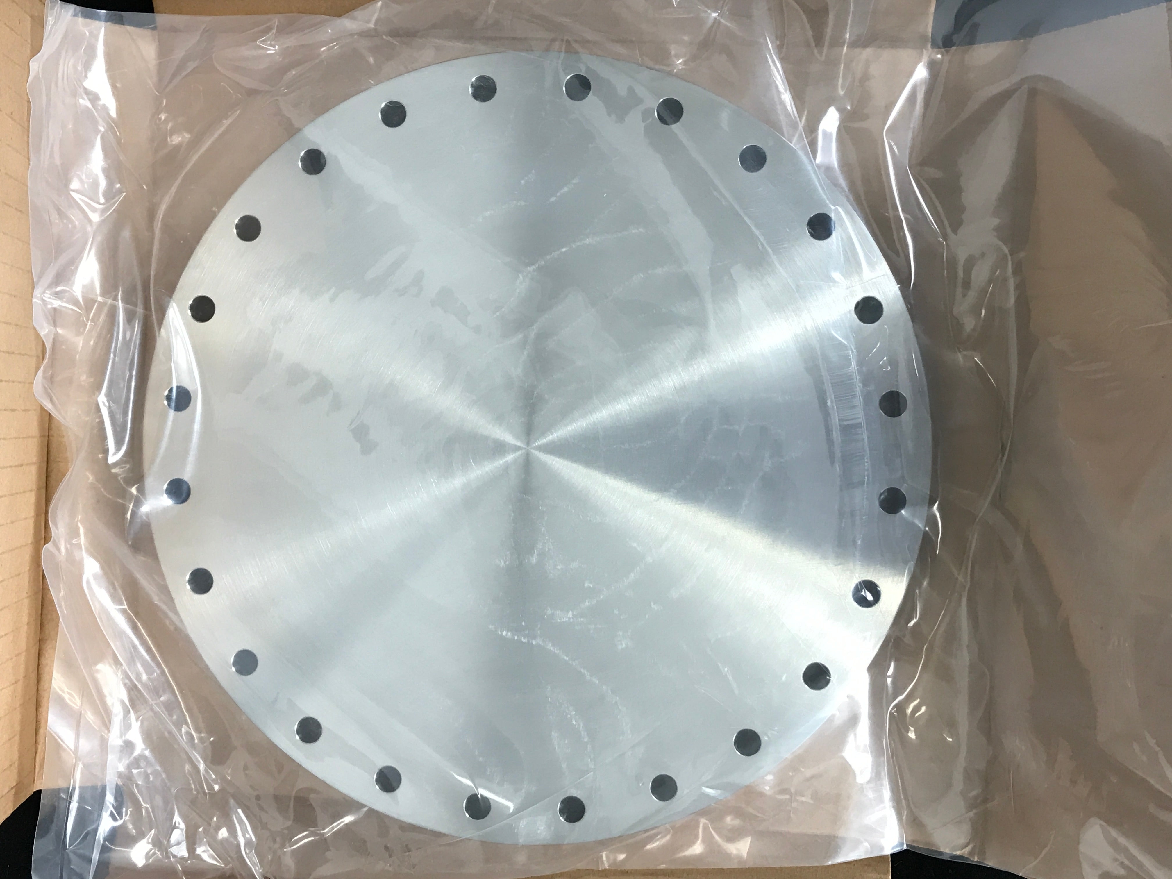 Box of 2 Kurt Lesker 10" Conflat Fixed Blank Flanges F1000X000N *NEW*