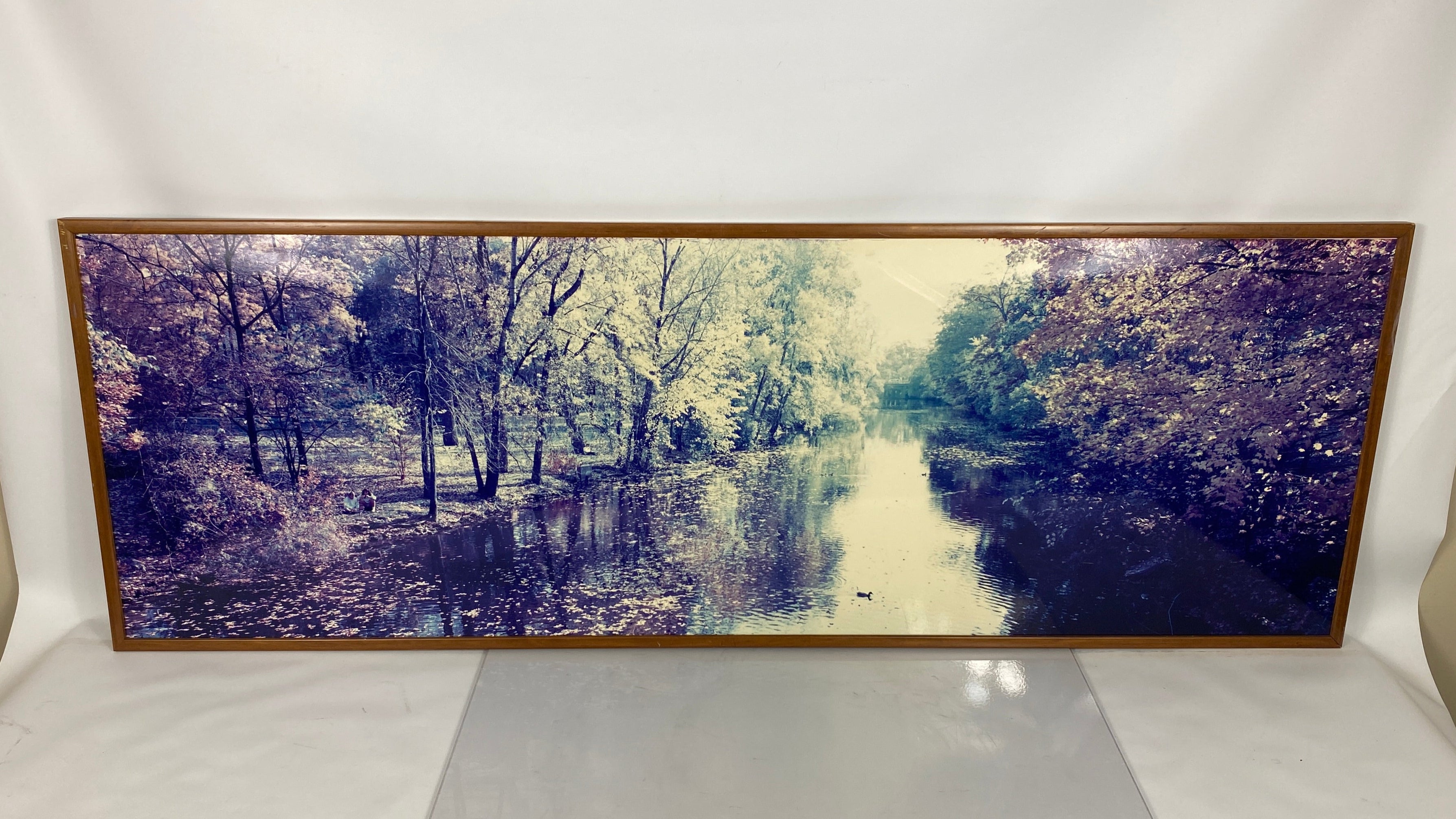 Red Cedar River Picture in Wood Frame