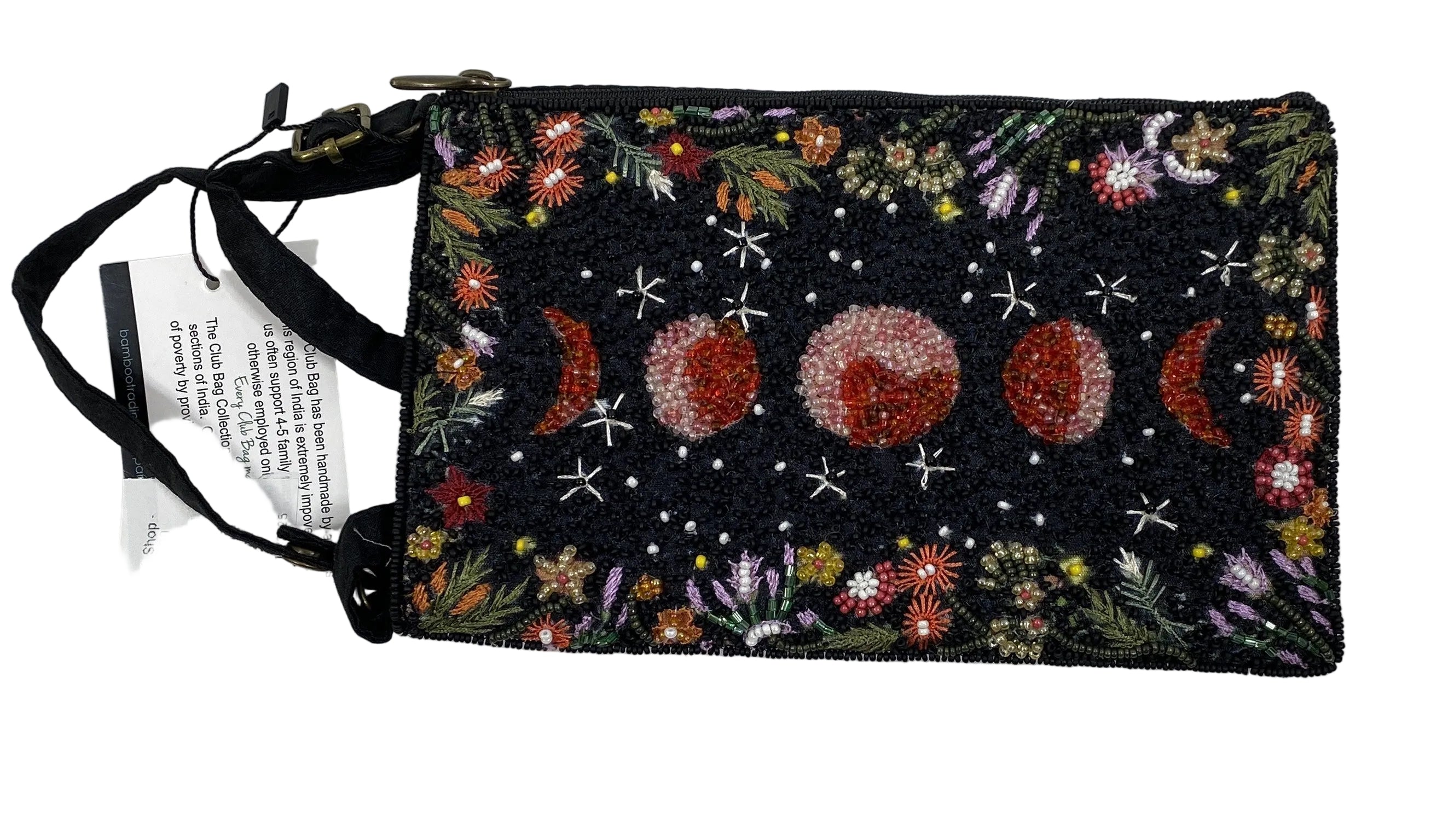Bamboo Trading Company Club Moon Phases Crossbody Bag