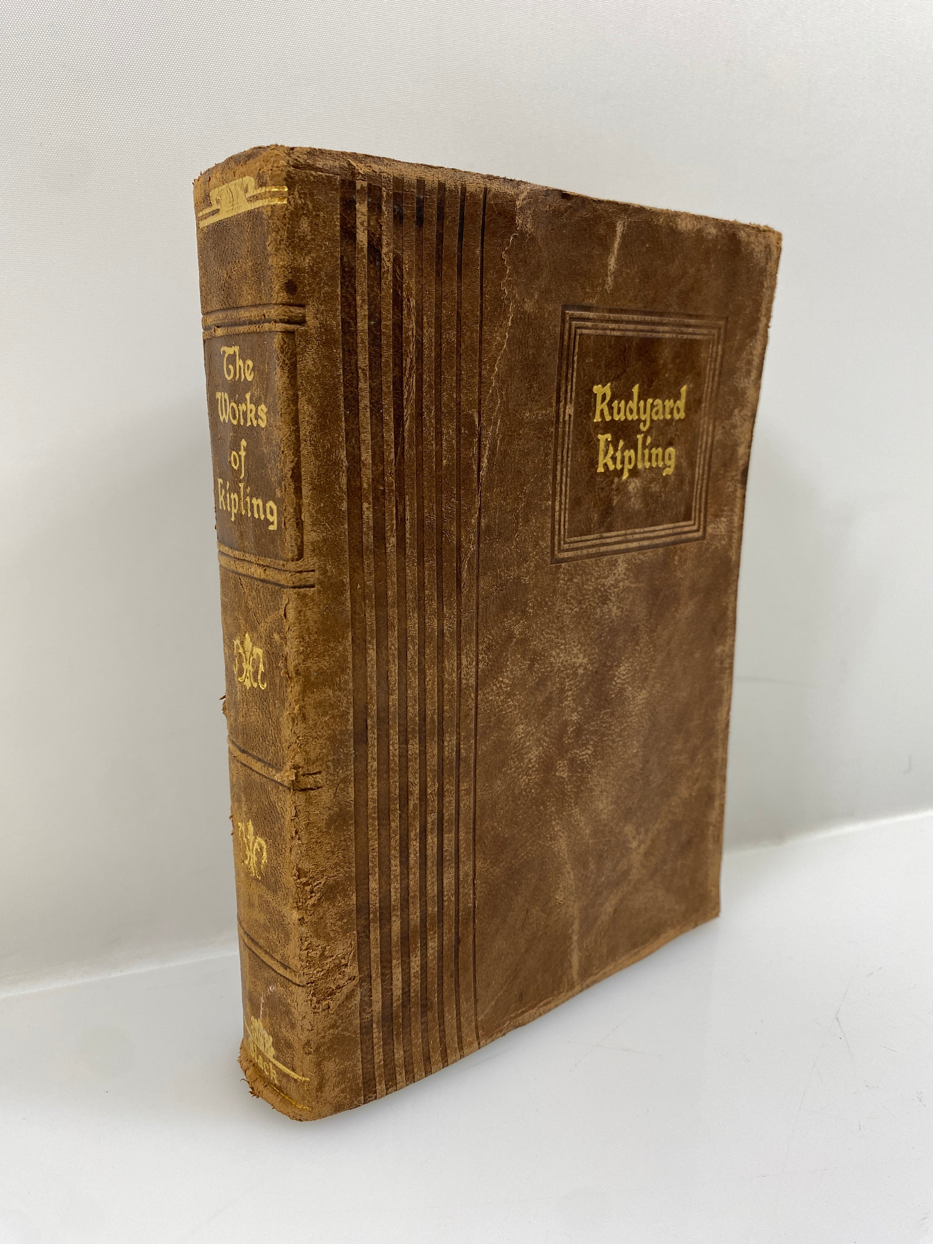 The Works of Rudyard Kipling One Volume Edition Walter J. Black Leather Bound