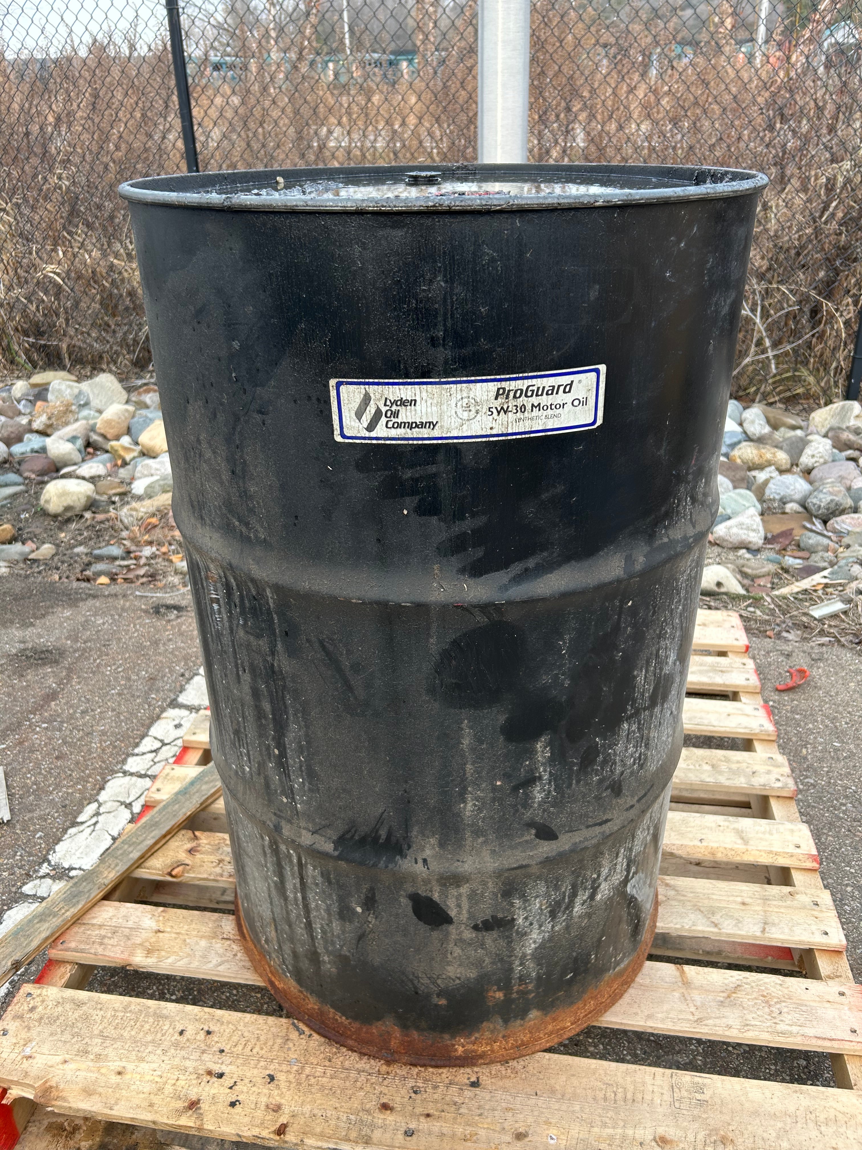 55 Gallon Drum of Used Oil