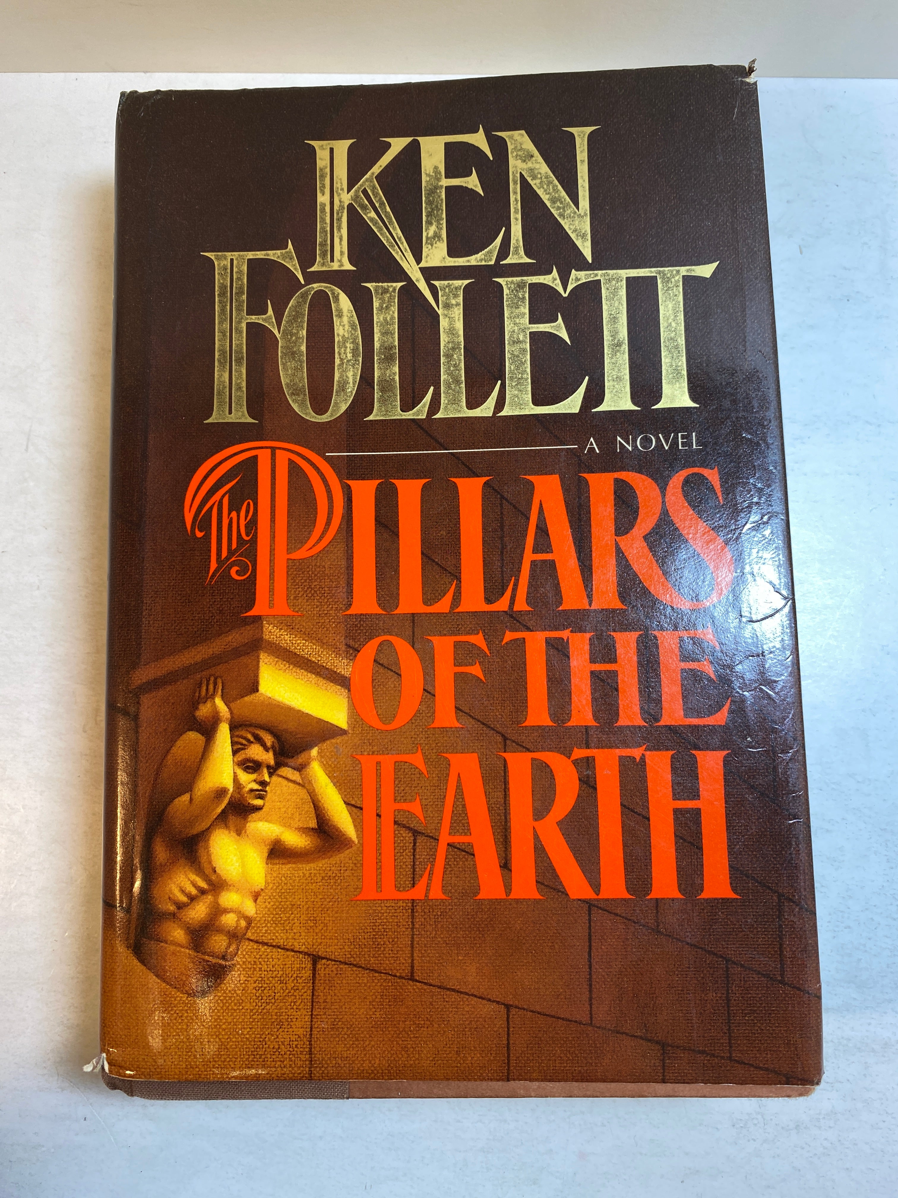 Pillars of the Earth Ken Follett HCDJ 1989 First Edition