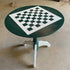 Spartan Green and White Round Chess Table
