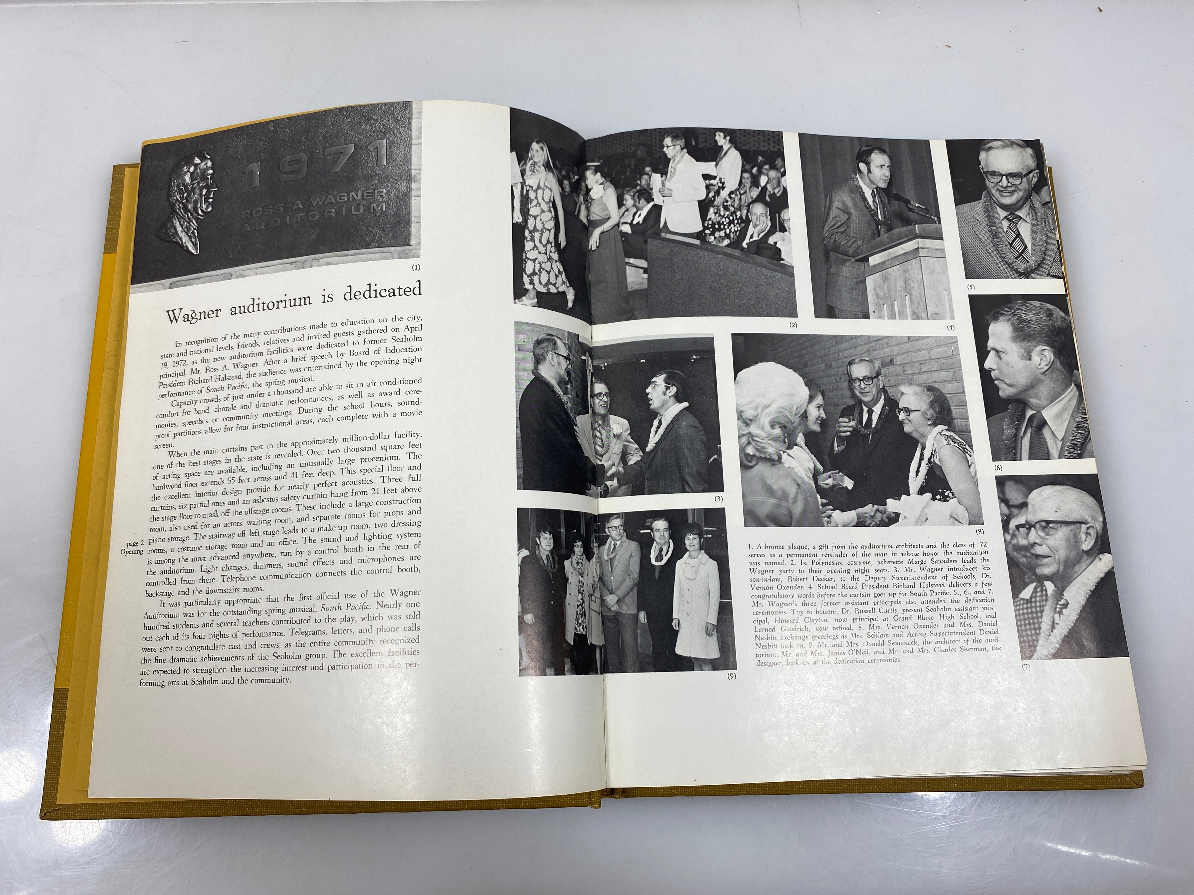 1972 'Piper' Seaholm High School Yearbook Birmingham Michigan HC