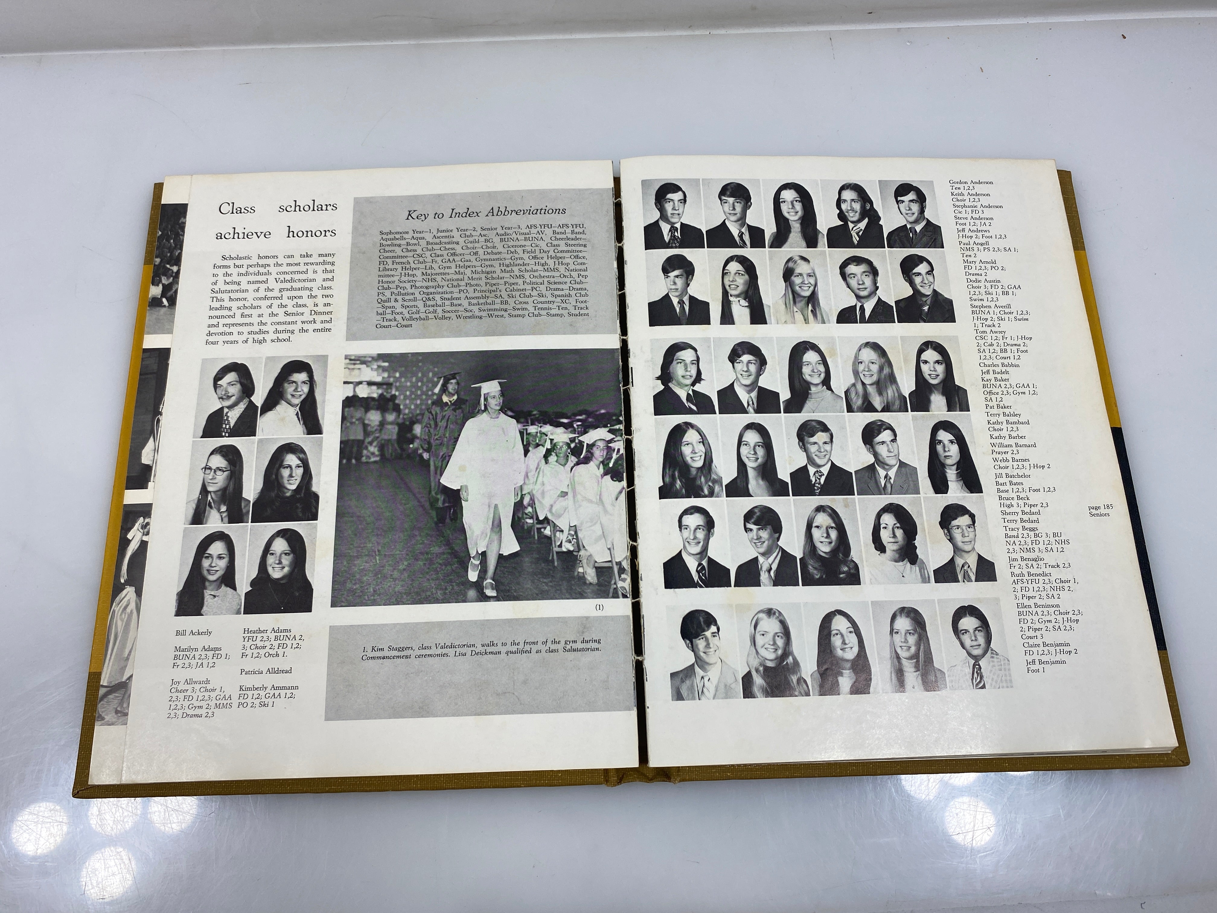 1972 'Piper' Seaholm High School Yearbook Birmingham Michigan HC
