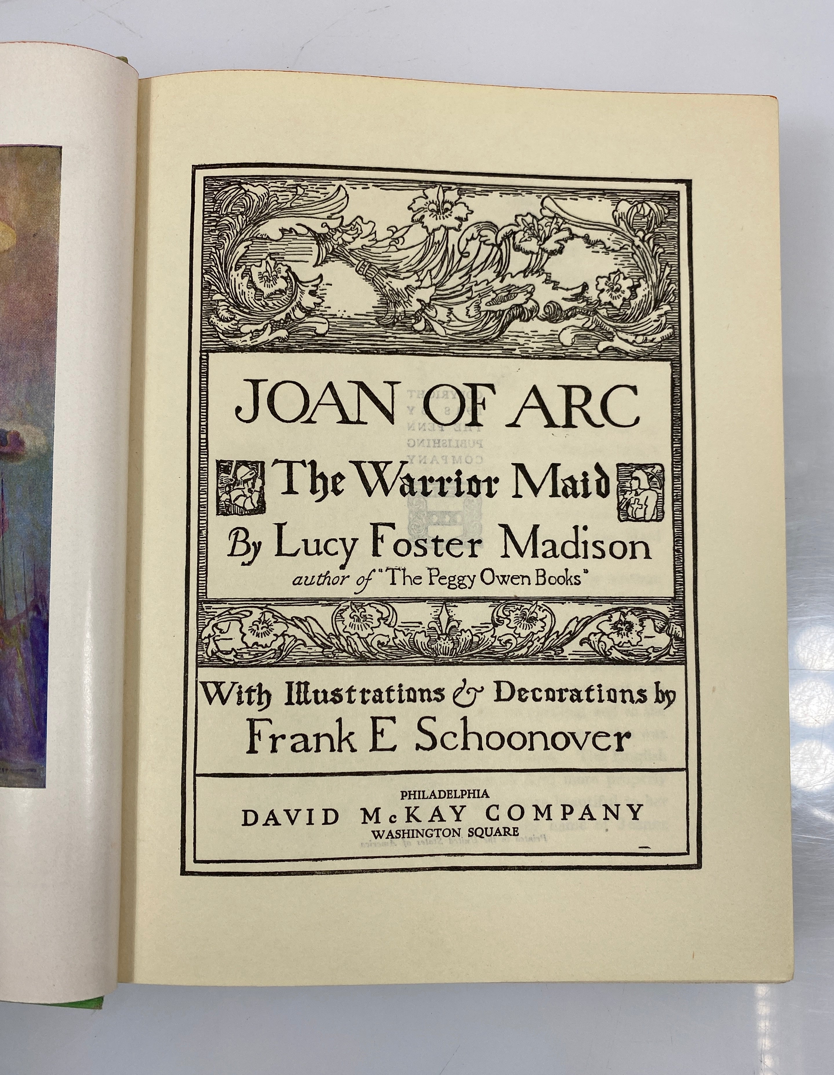 Joan of Arc by Lucy Foster Madison 1918 Antique Illustrated HC