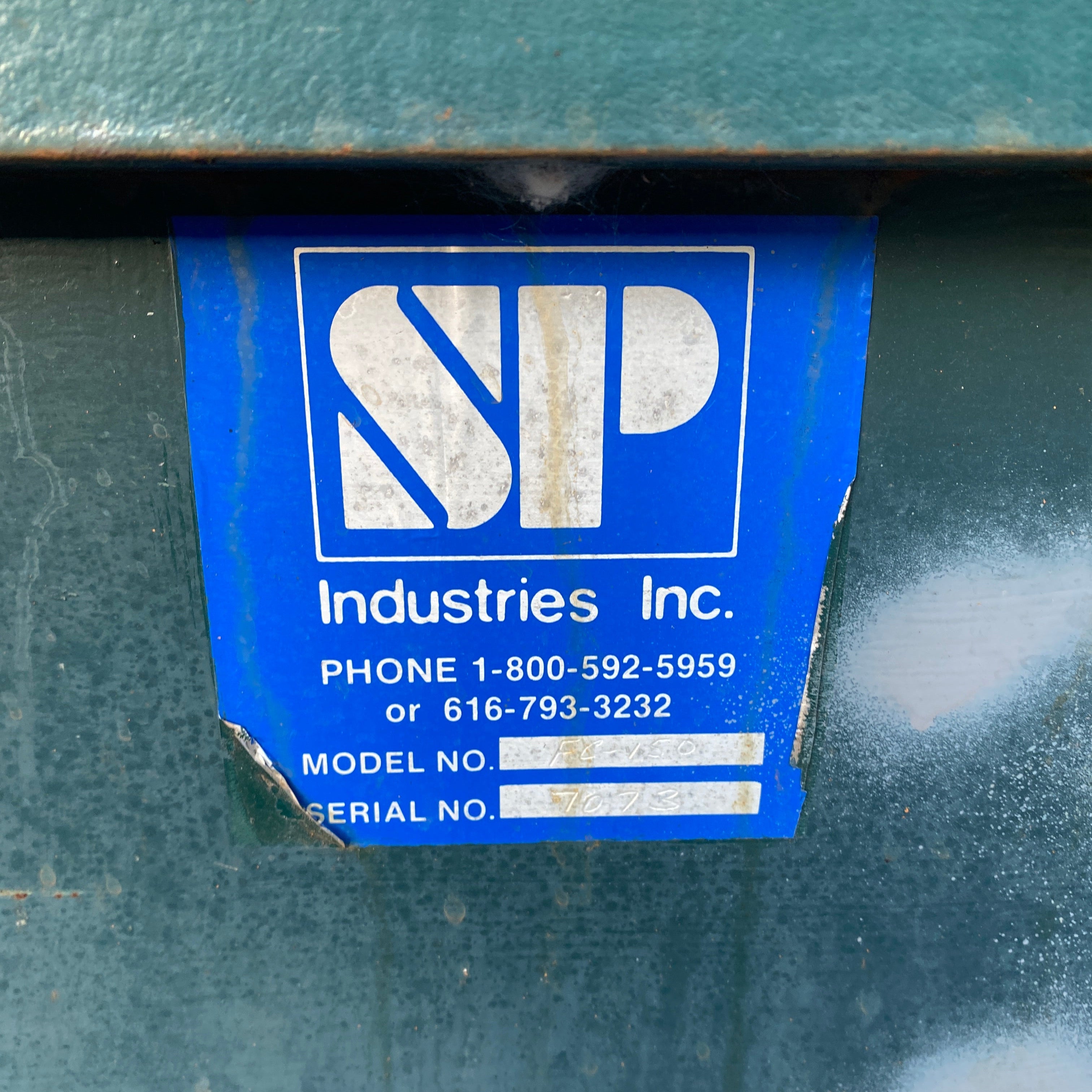 SP Industries #FC150 2 Yard Compactor Unit