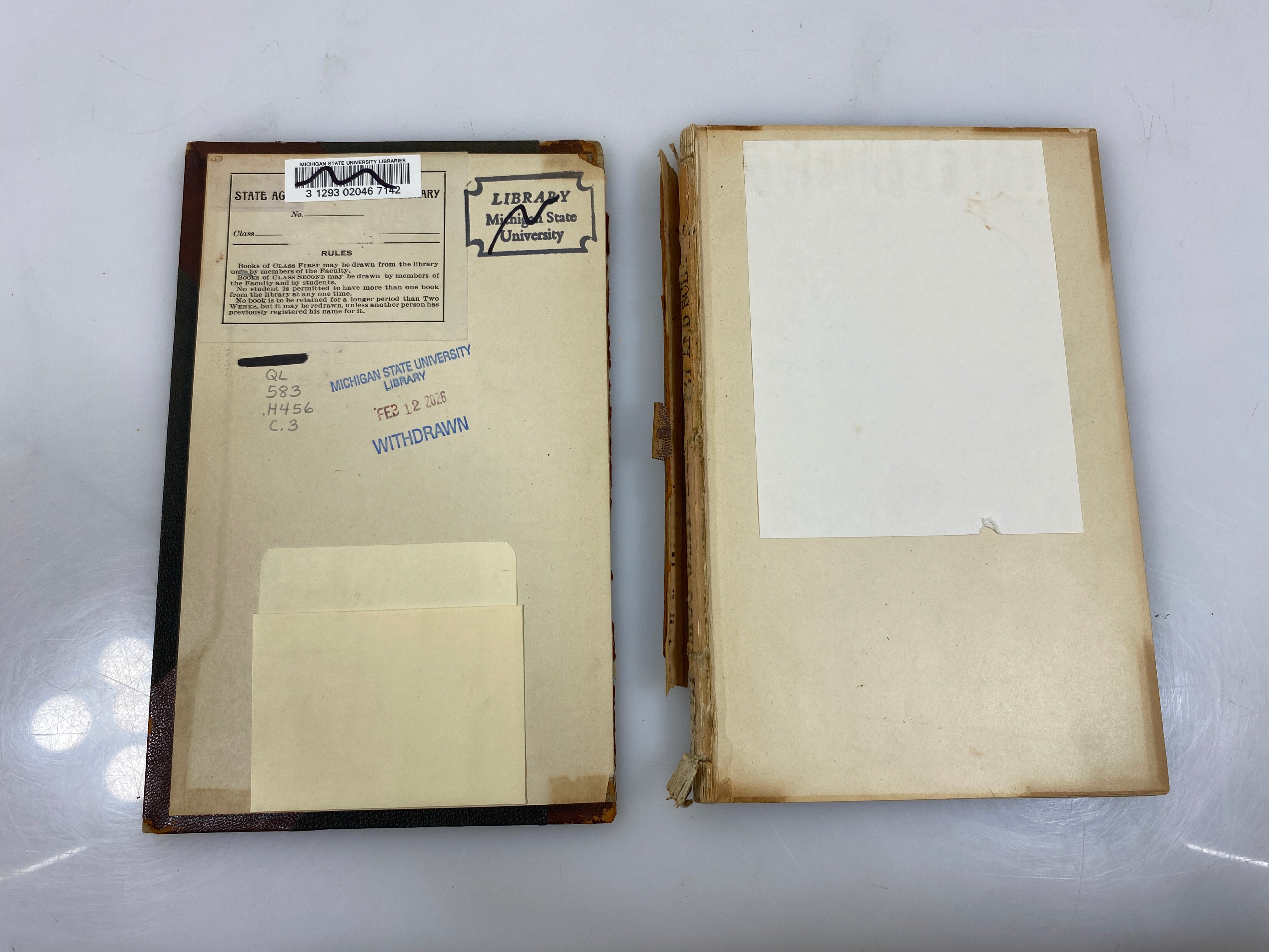 List of the Coleoptera of America North of Mexico by Henshaw Ex-library 1885 HC