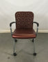 Haworth Rolling Chair with Metallic Seat