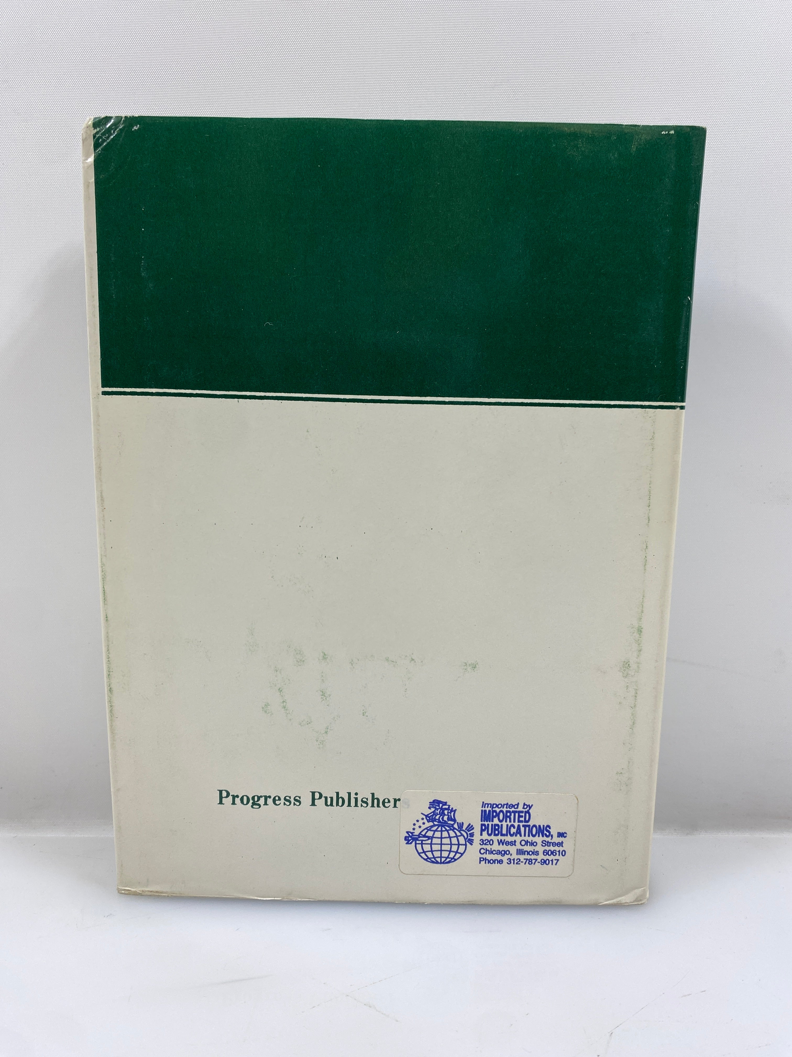 A Dictionary of Political Economy 1985 Progress Publishers English Ed HC DJ
