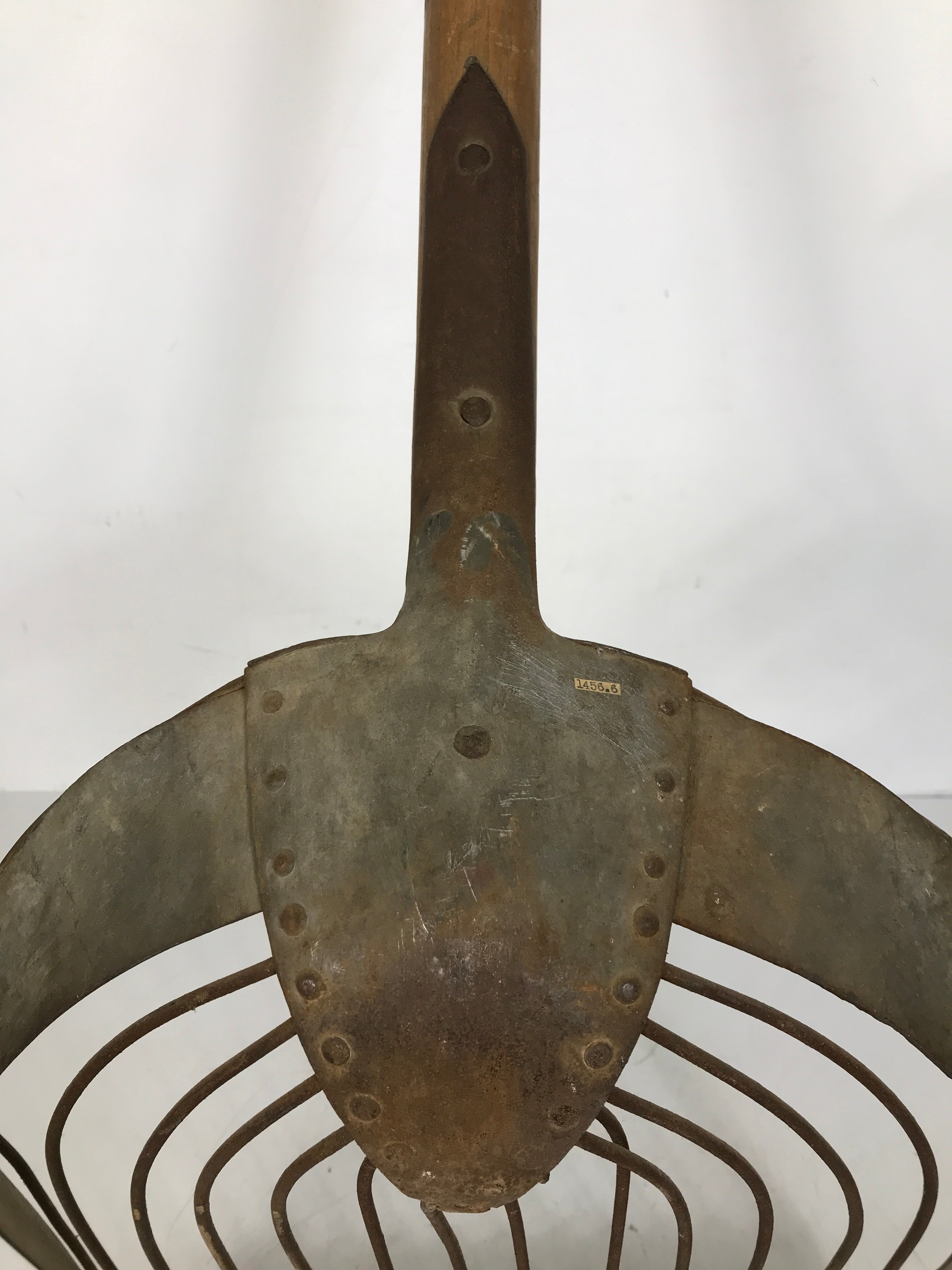 Antique Primitive Potato Shovel with Wooden Handle