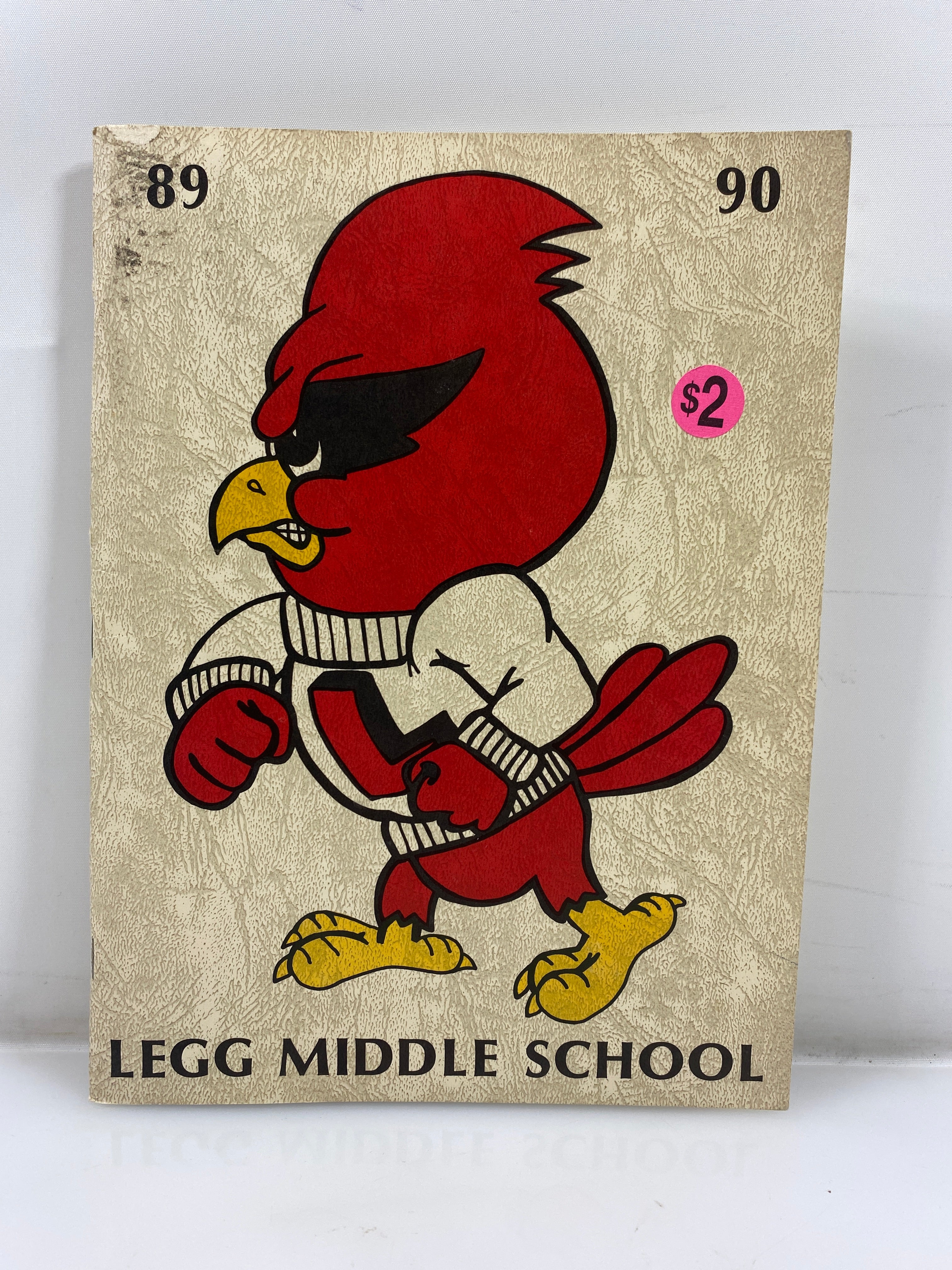1990 Legg Middle School Yearbook Coldwater Michigan SC