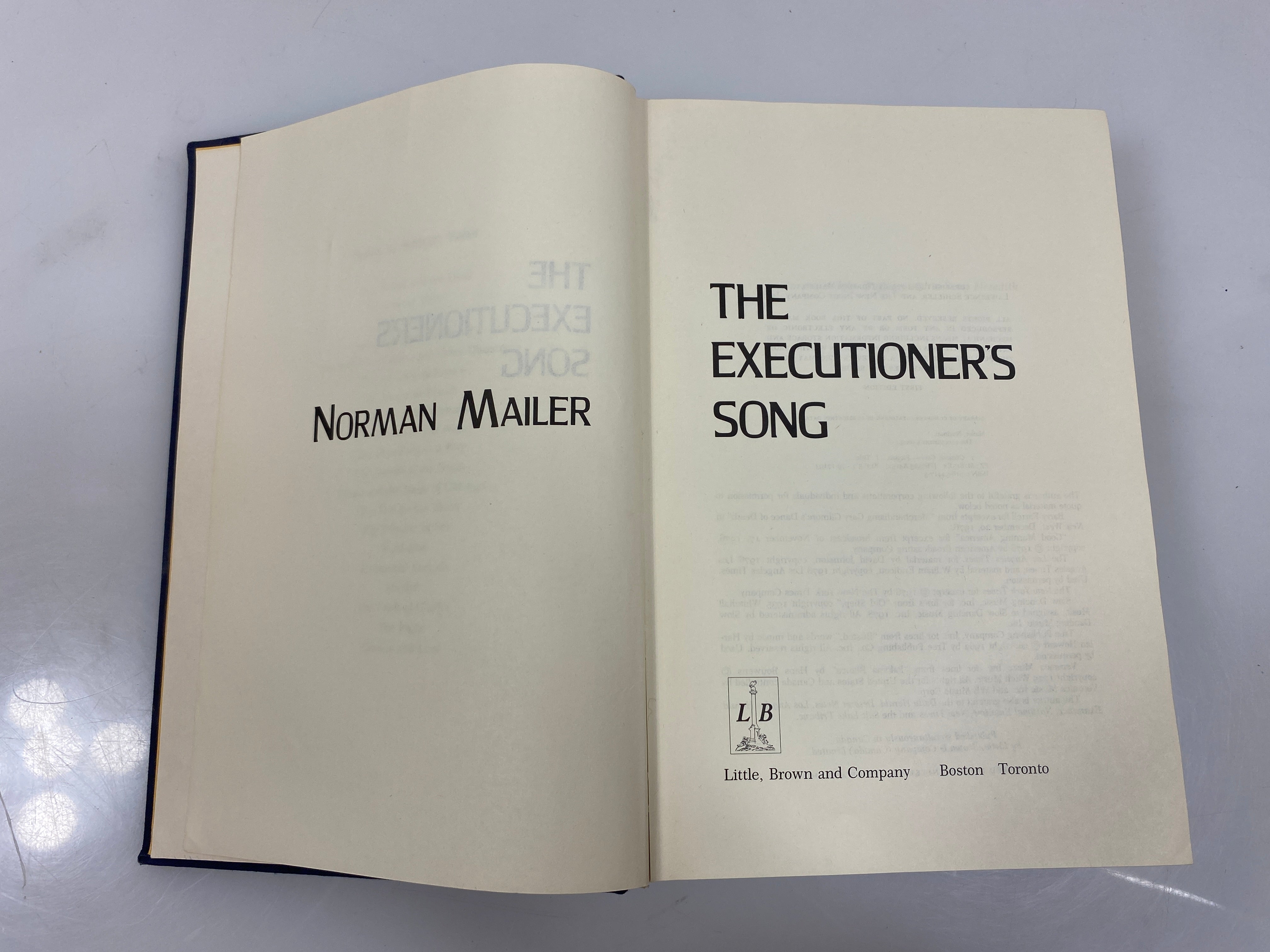 The Executioner's Song by Norman Mailer Ex-library 1979 HC
