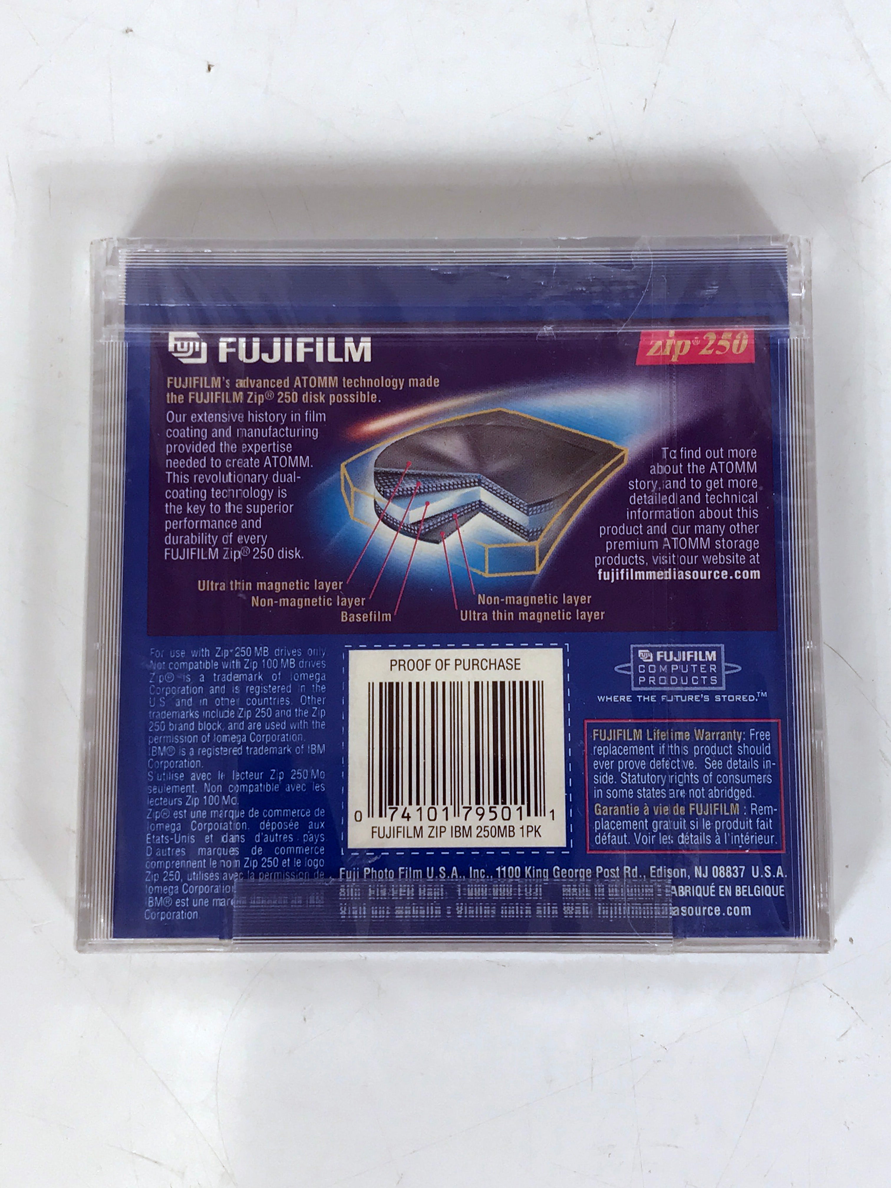 Fujifilm Zip 250 IBM Formatted Disk *New*