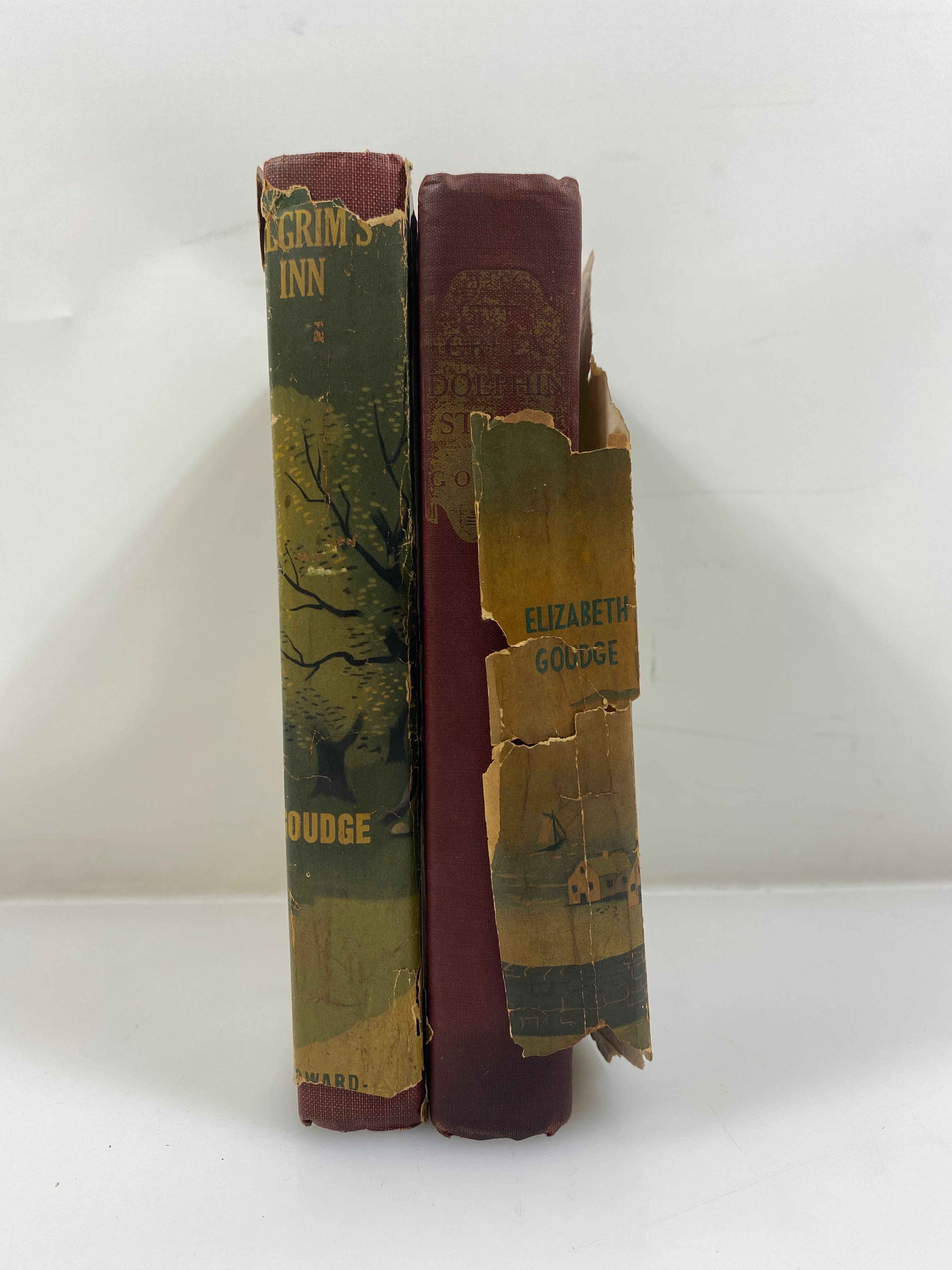 2 Vintage Elizabeth Goudge: Green Dolphin Street/Pilgrim's Inn HC DJ BCE