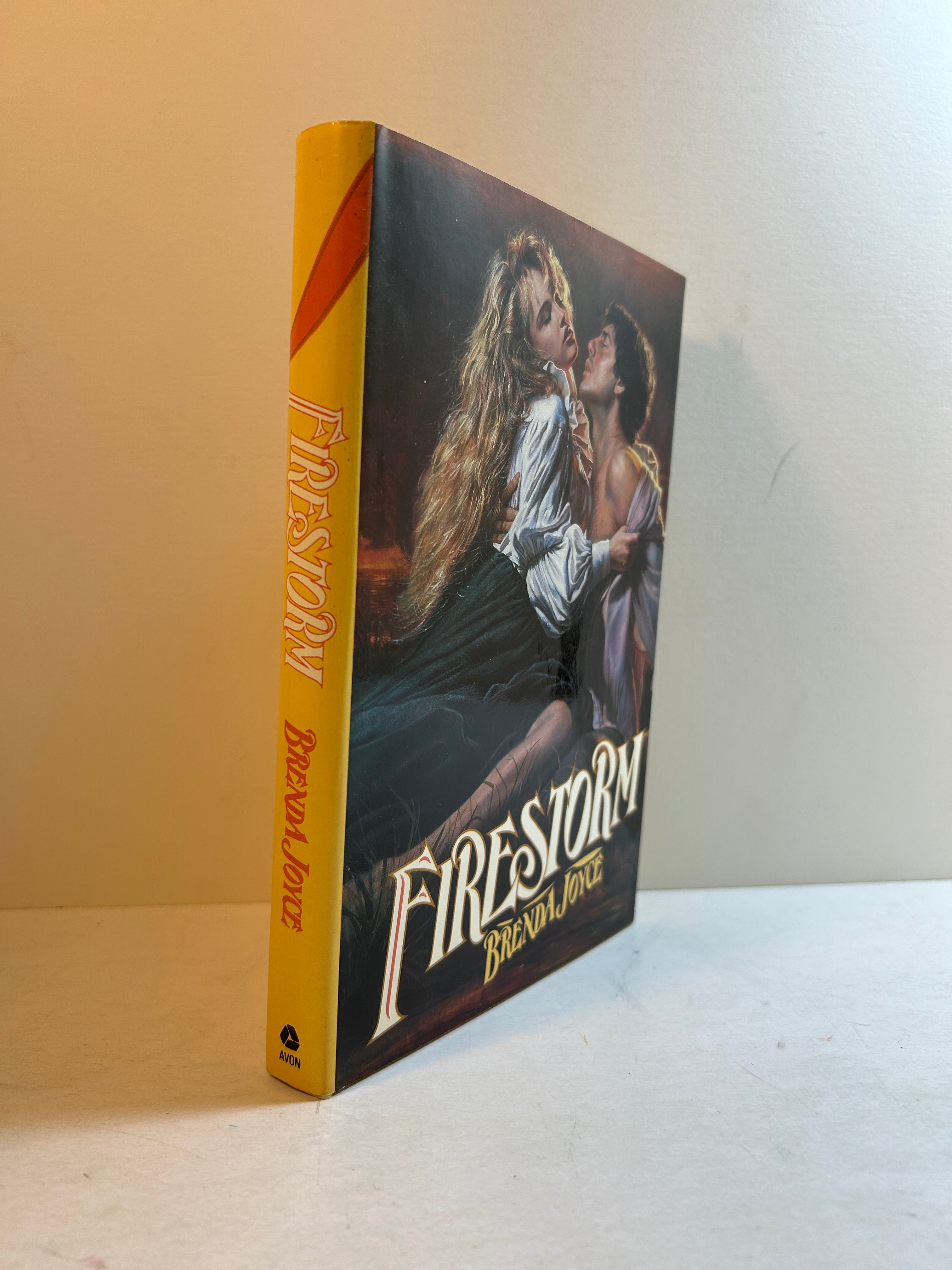 Firestorm by Brenda Joyce Vintage Avon Romance 1988 HCDJ BCE