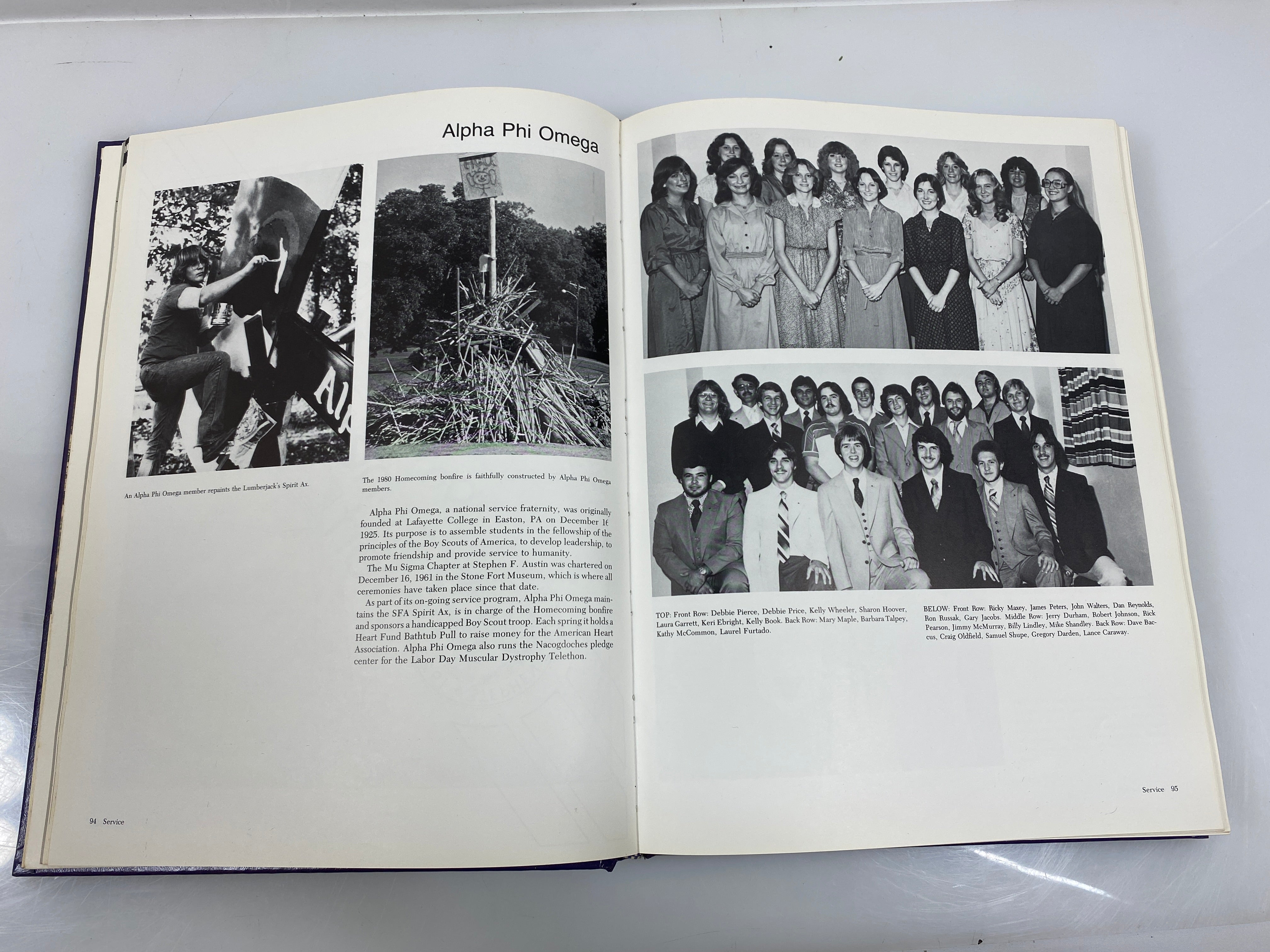 1981 Stephen F. Austin State University Yearbook Nacogdoches, Texas HC