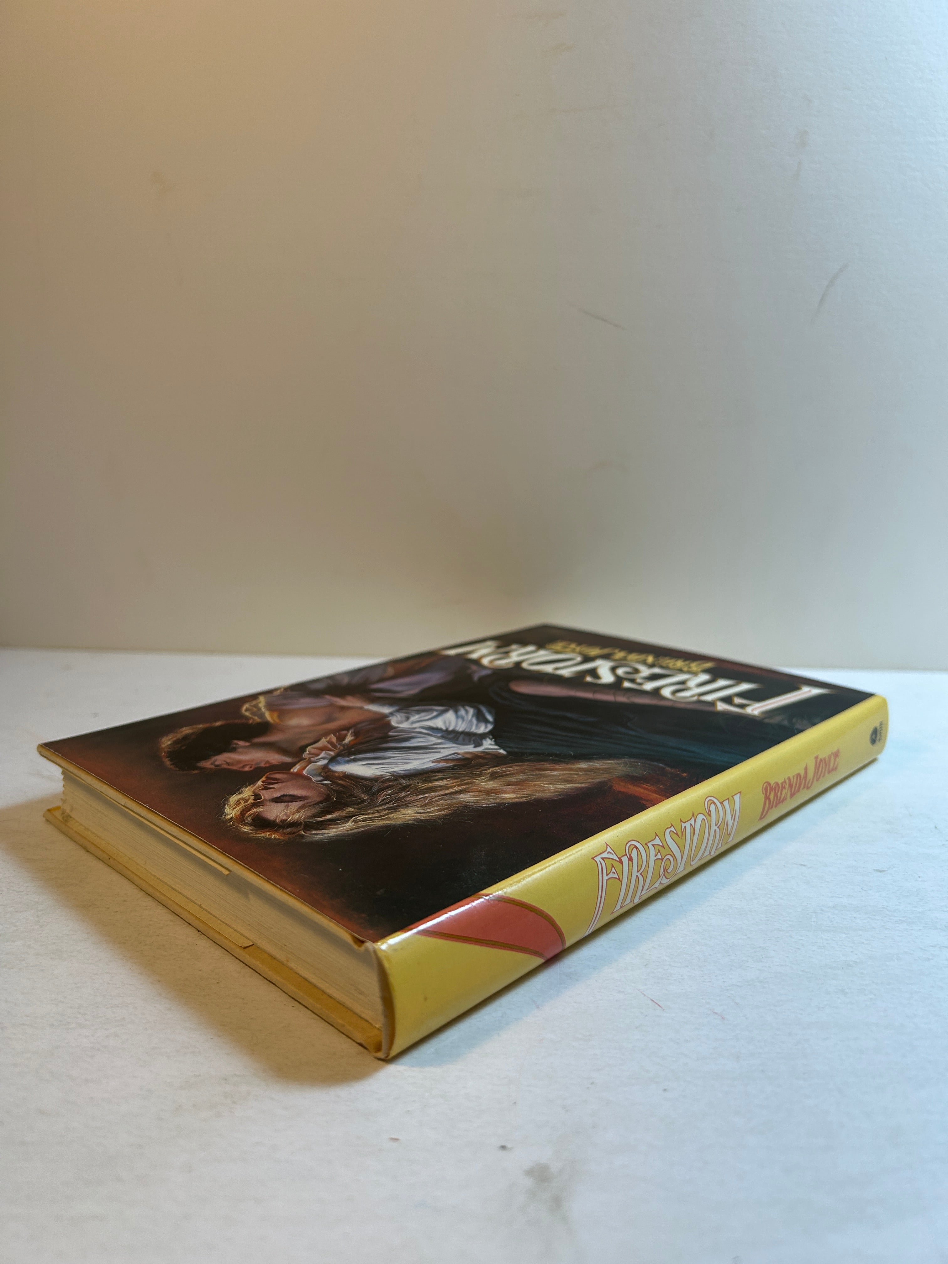 Firestorm by Brenda Joyce Vintage Avon Romance 1988 HCDJ BCE
