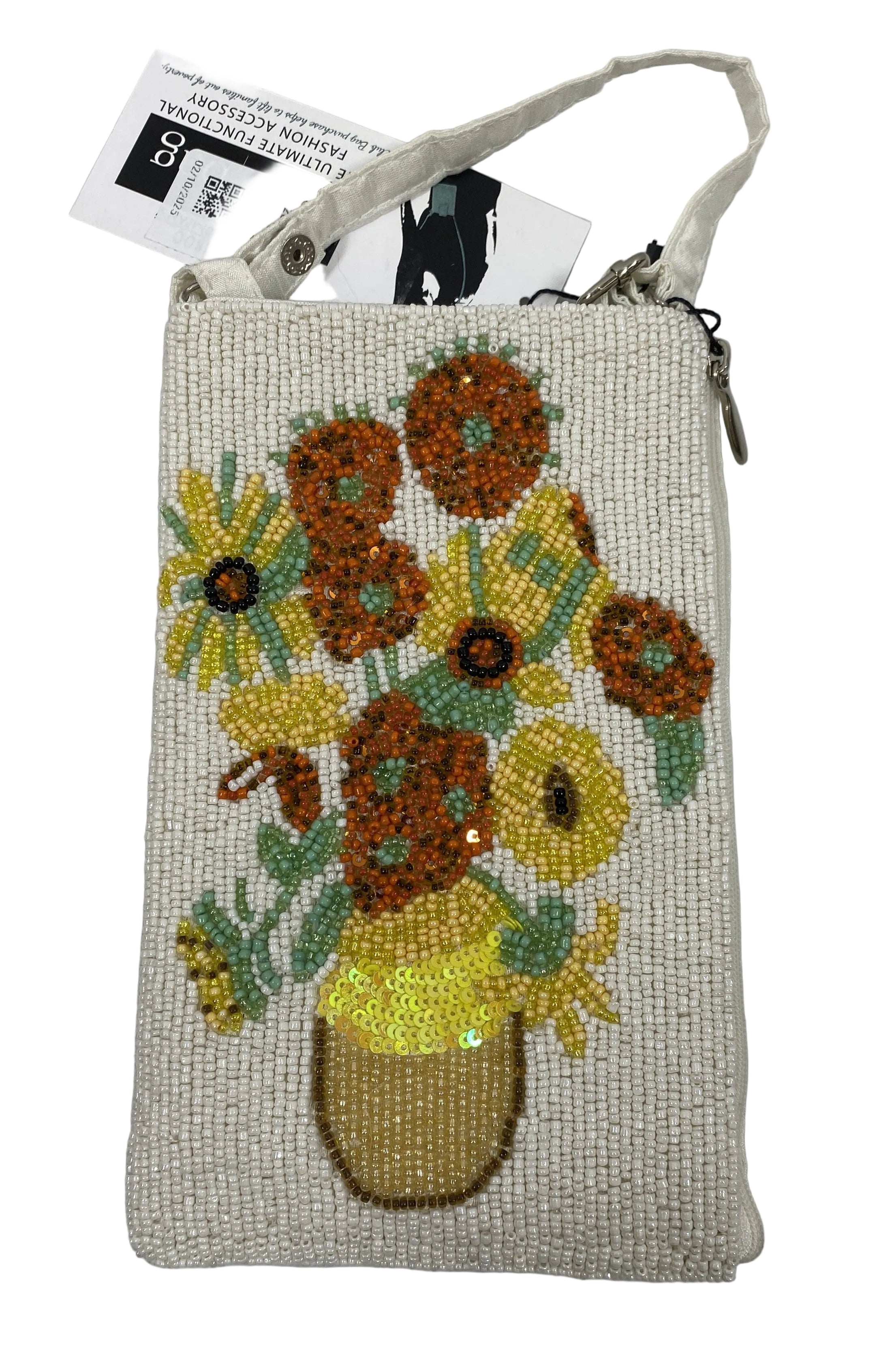 Bamboo Trading Company Club Van Gogh Sunflowers Crossbody Bag