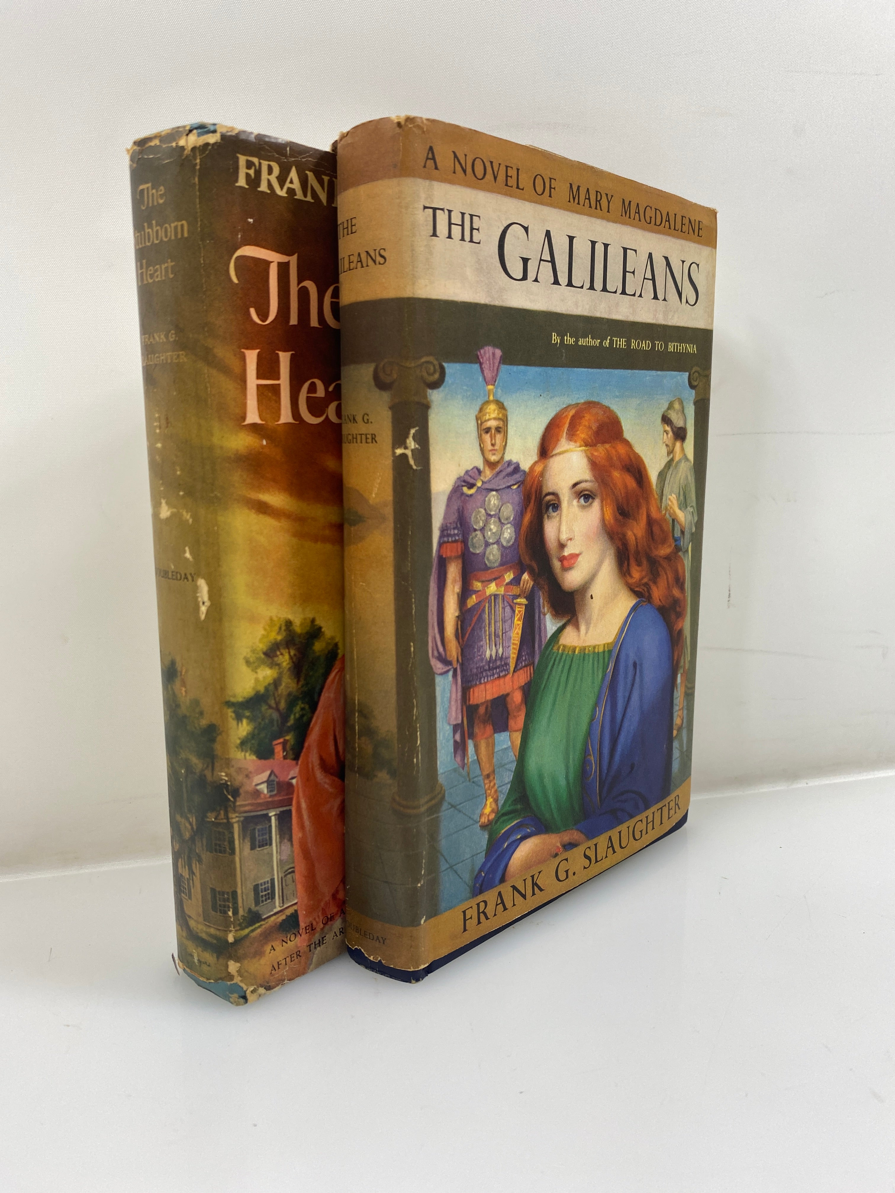 2 Vintage Frank Slaughter: The Stubborn Heart/The Galileans HC DJ BCE