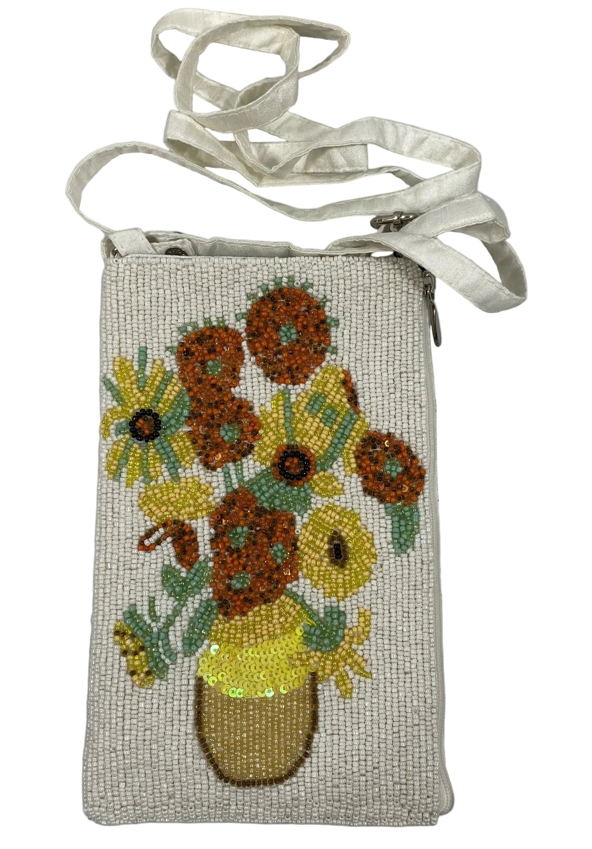 Bamboo Trading Company Club Van Gogh Sunflowers Crossbody Bag