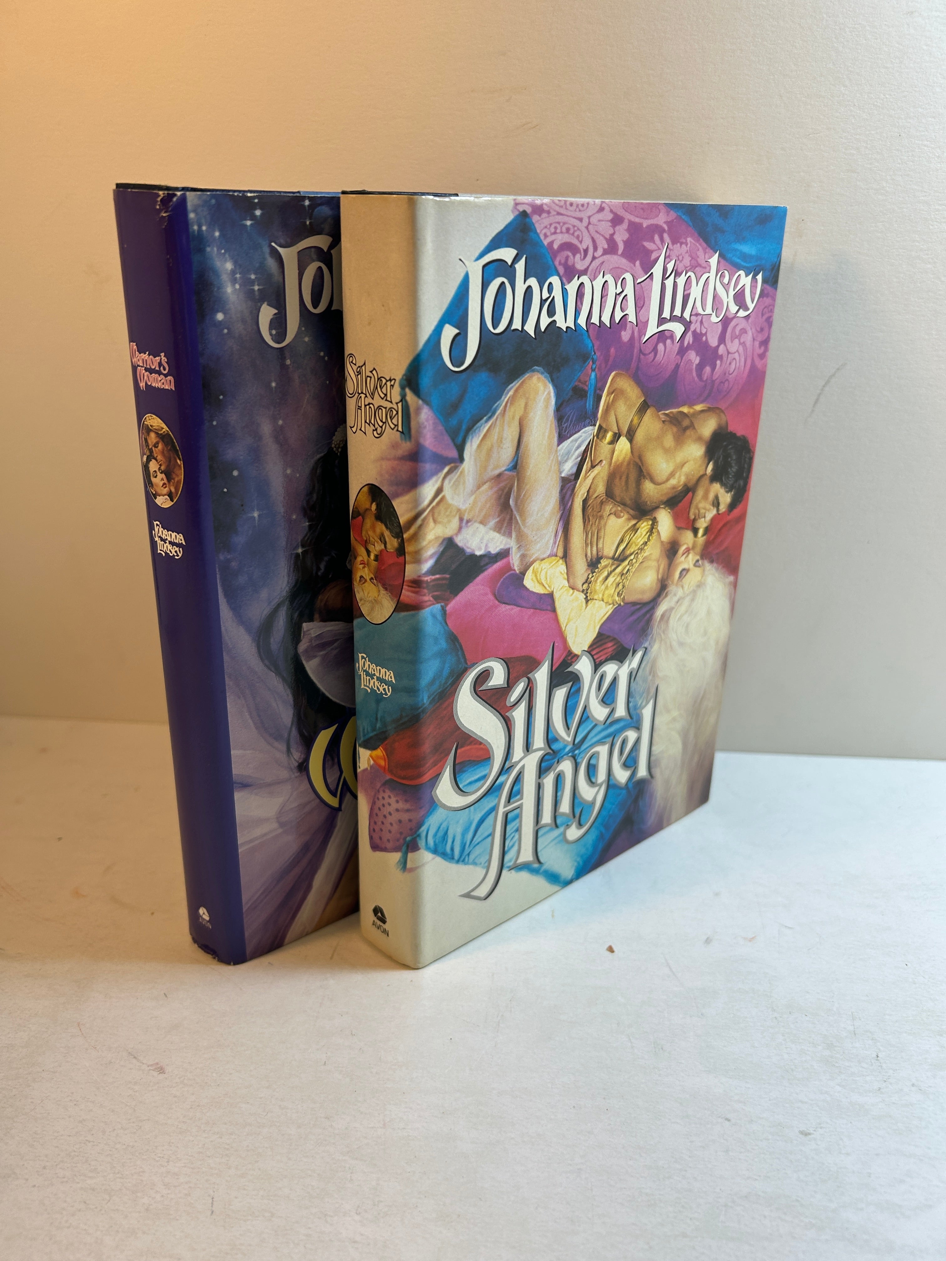 Lot of 2 Johannah Lindsay Vintage Avon Romance 1988-90 HCDJ BCE